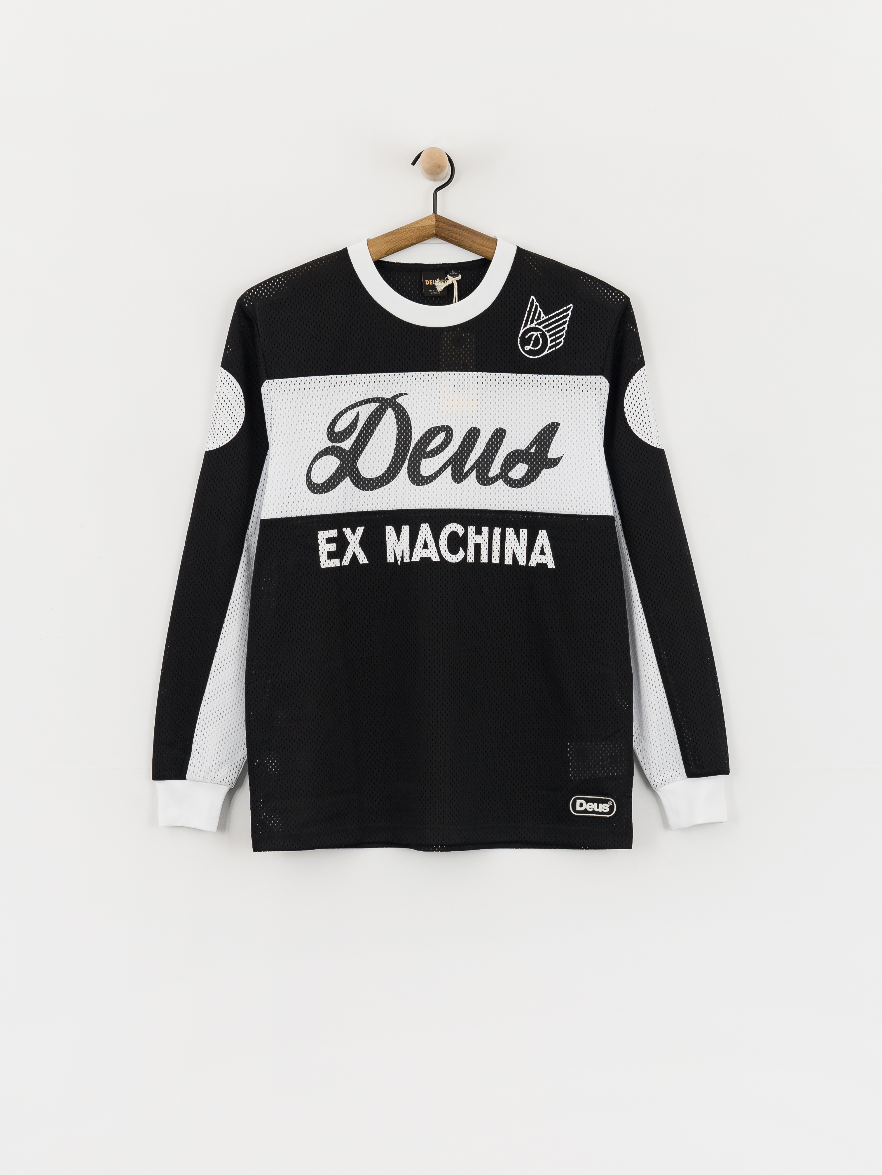Лонгслів Deus Ex Machina Longsleeve Saber Moto Jersey (black)