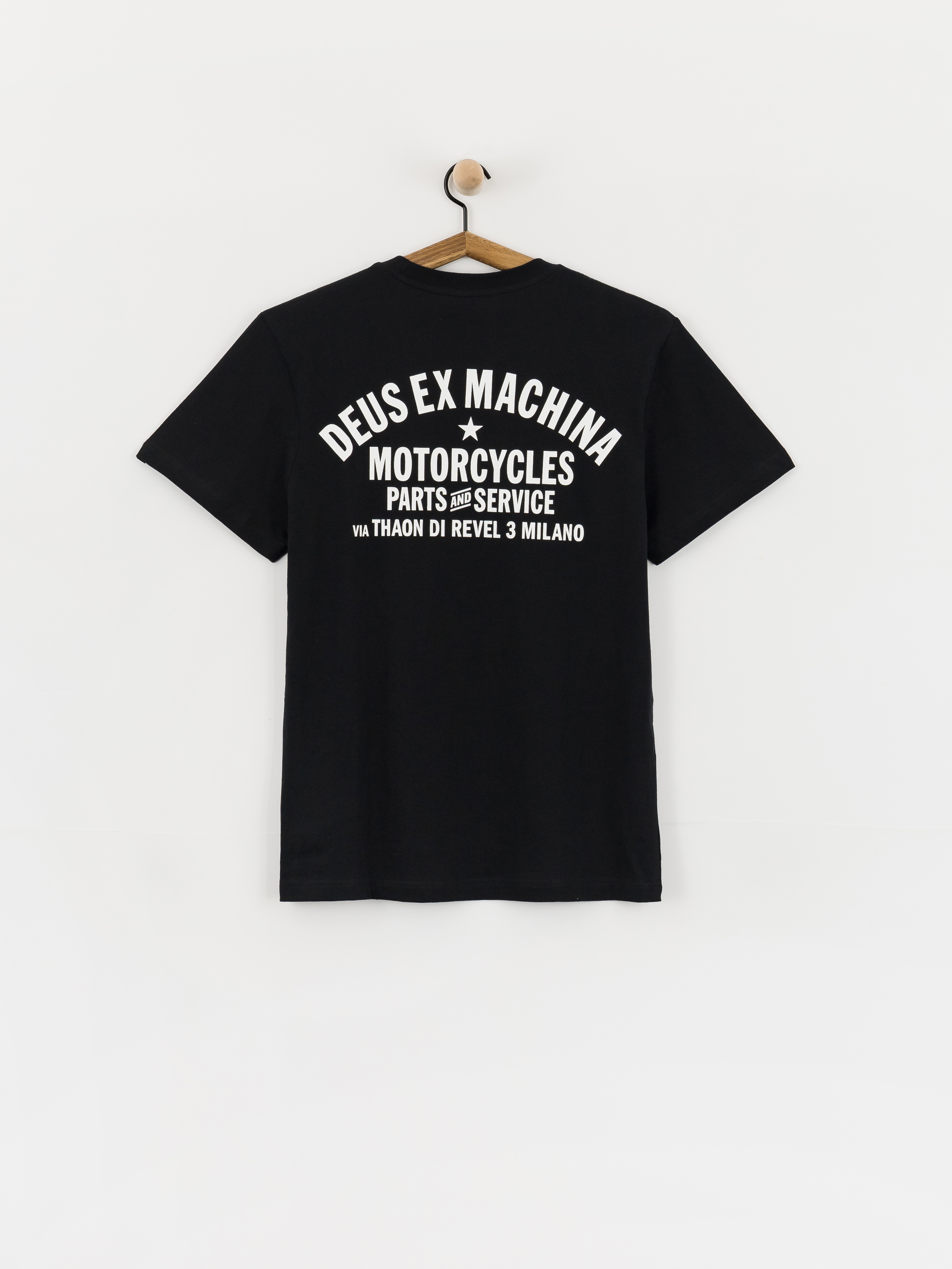 Футболка Deus Ex Machina Milano Address (black)