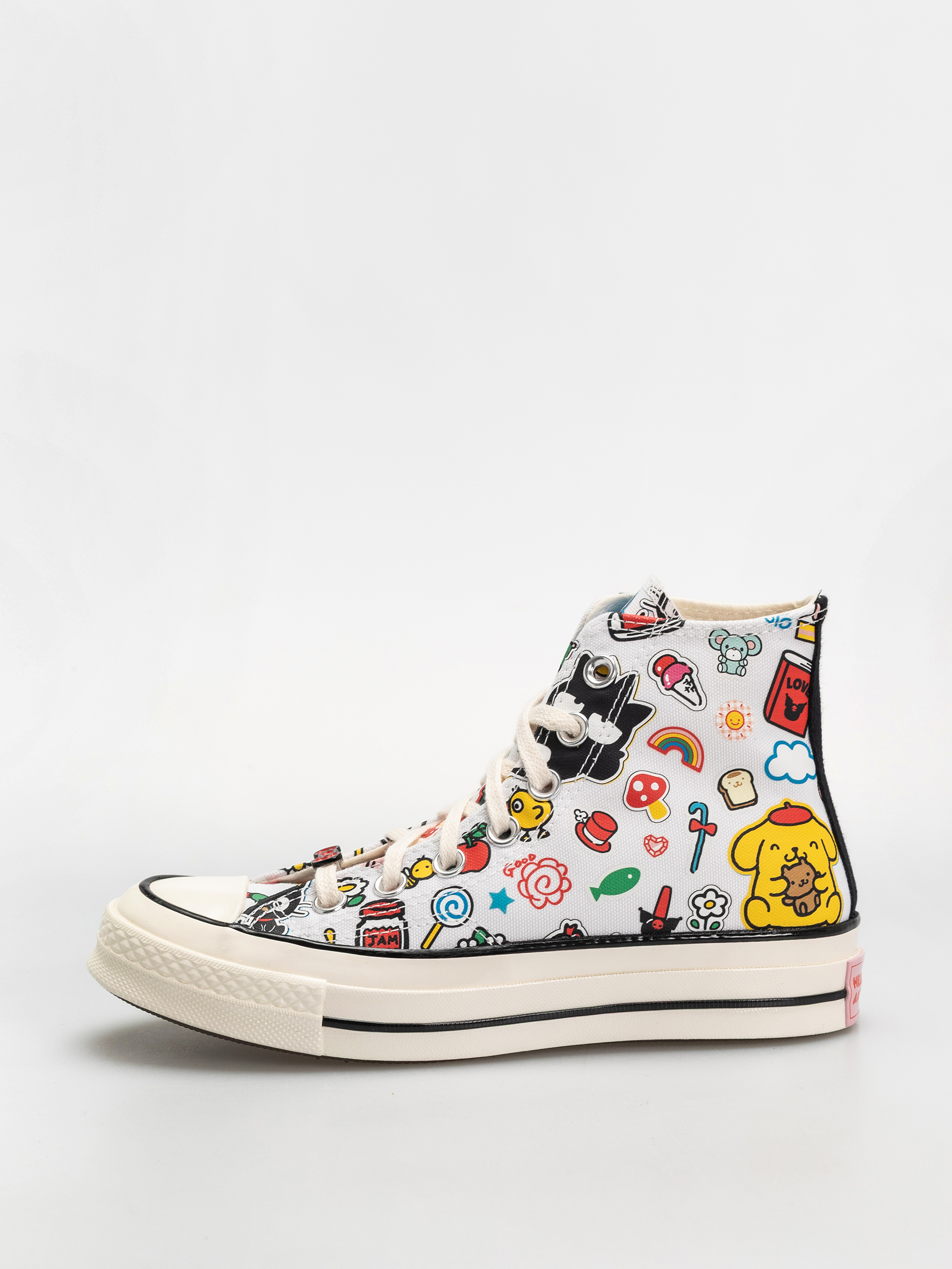 Кеди Converse Chuck 70 Hi (white/pink/green)