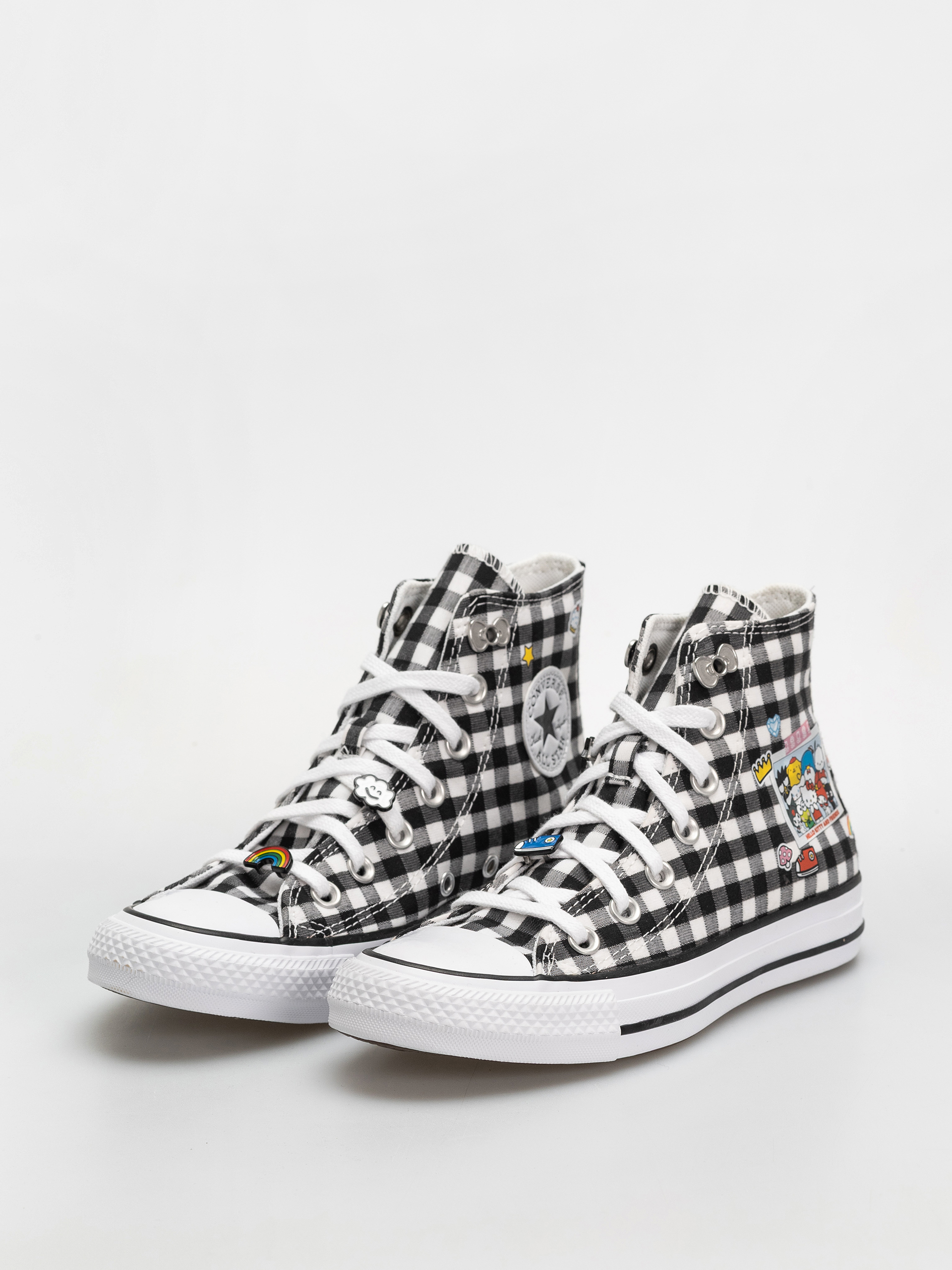 Кеди Converse Chuck Taylor All Star Hi (black/white/pink)