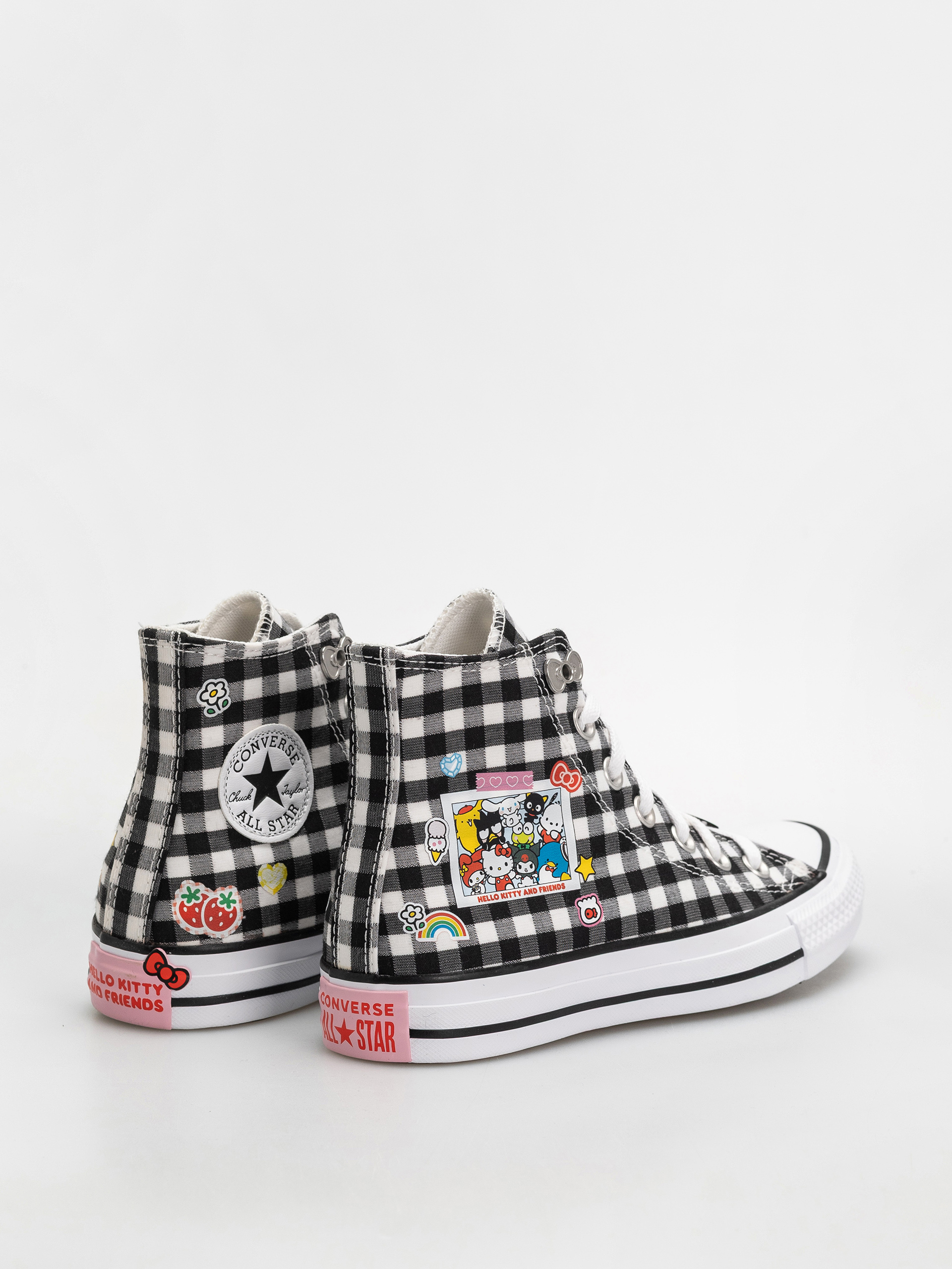 Кеди Converse Chuck Taylor All Star Hi (black/white/pink)