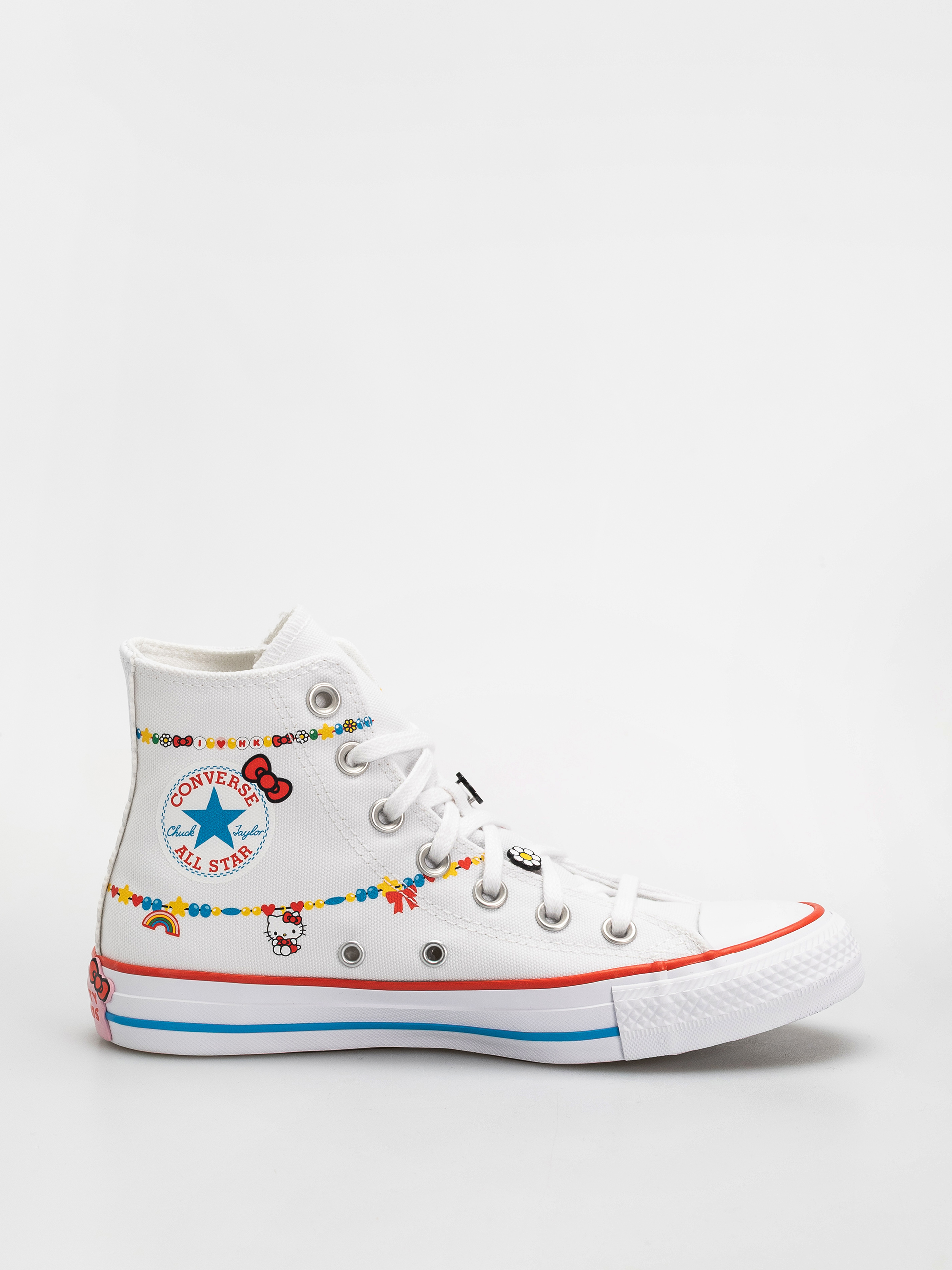 u041au0435u0434u0438 Converse Chuck Taylor All Star Hi (white/red/yellow)