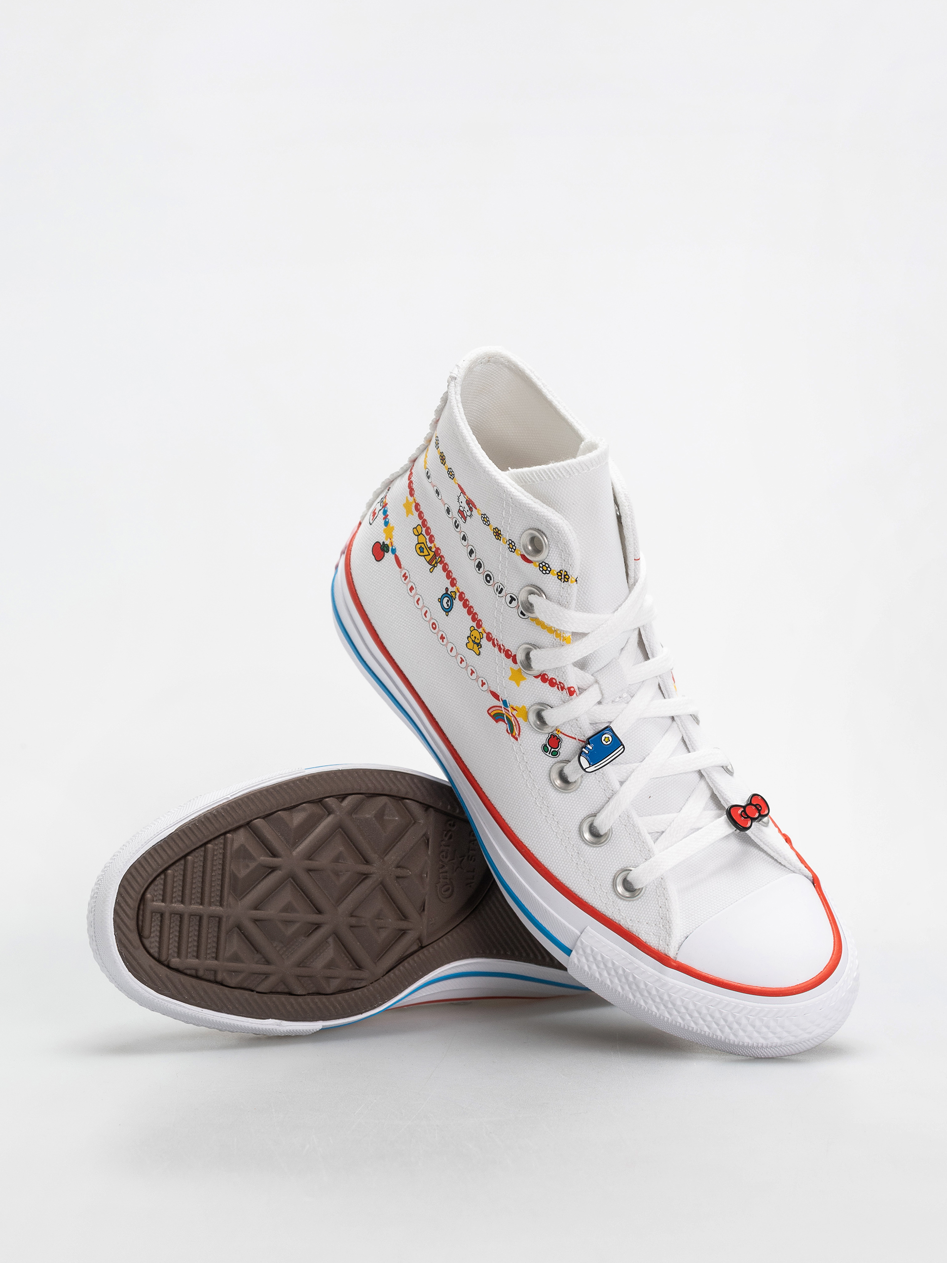 Кеди Converse Chuck Taylor All Star Hi (white/red/yellow)