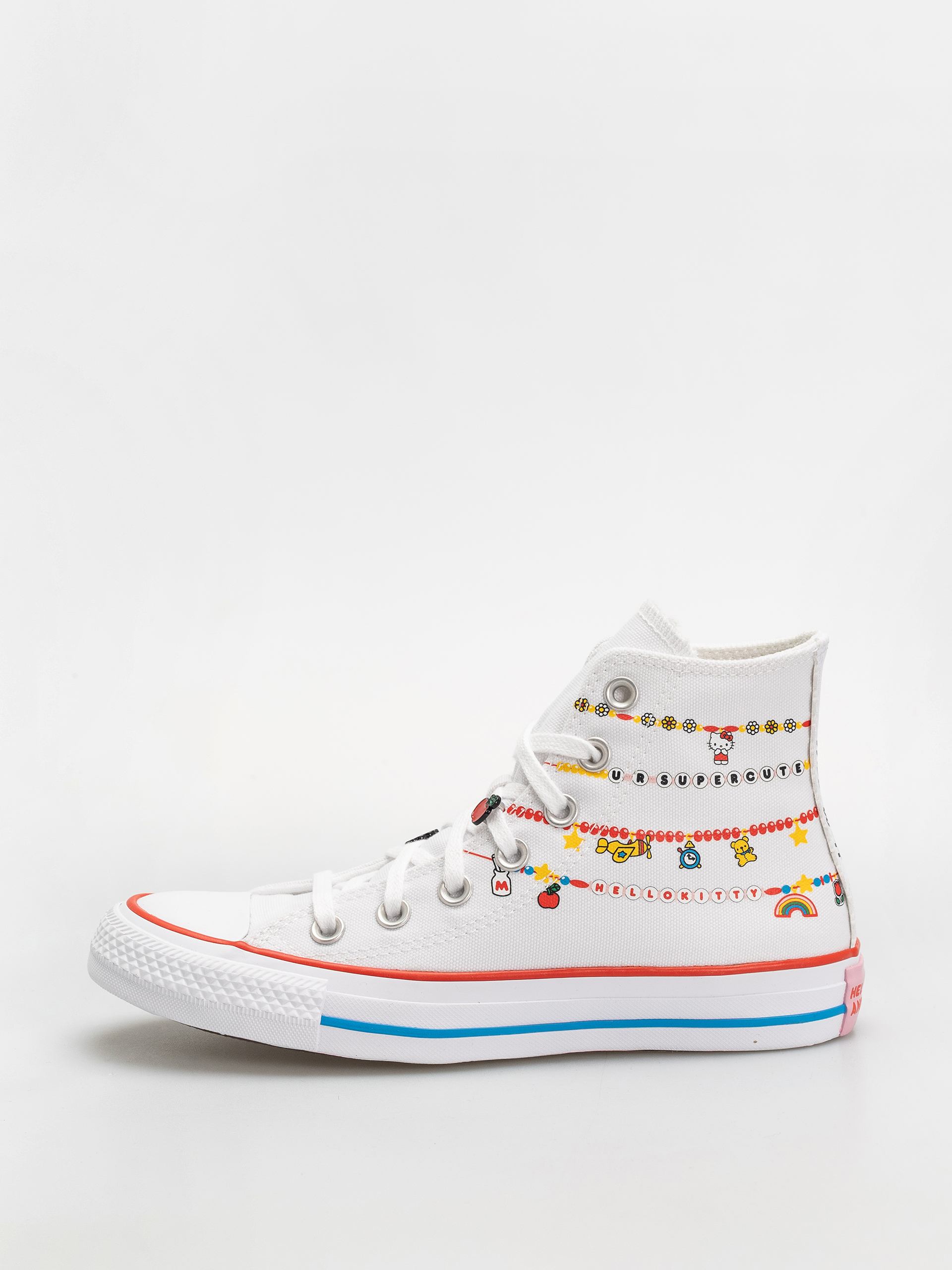 Кеди Converse Chuck Taylor All Star Hi (white/red/yellow)