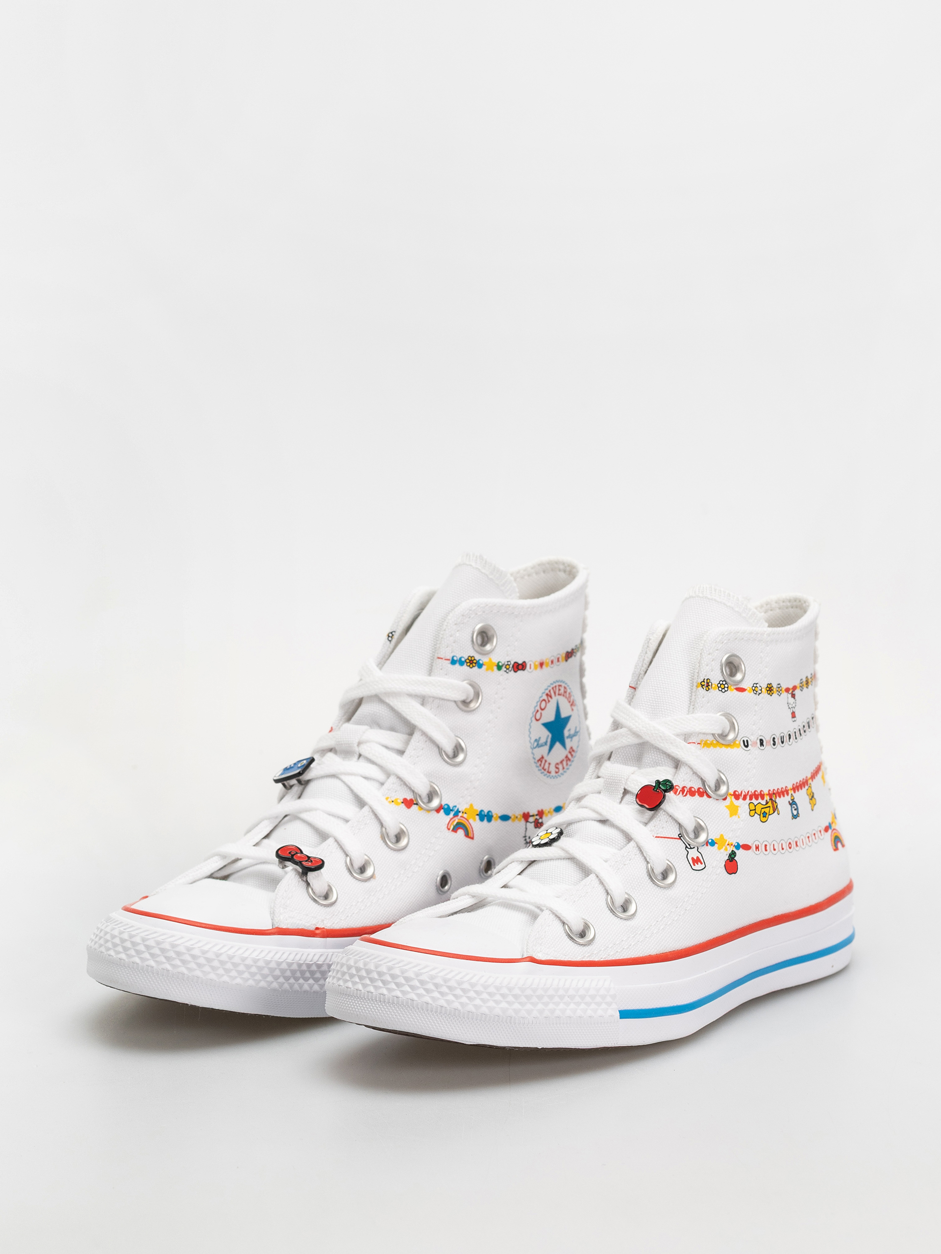 Кеди Converse Chuck Taylor All Star Hi (white/red/yellow)