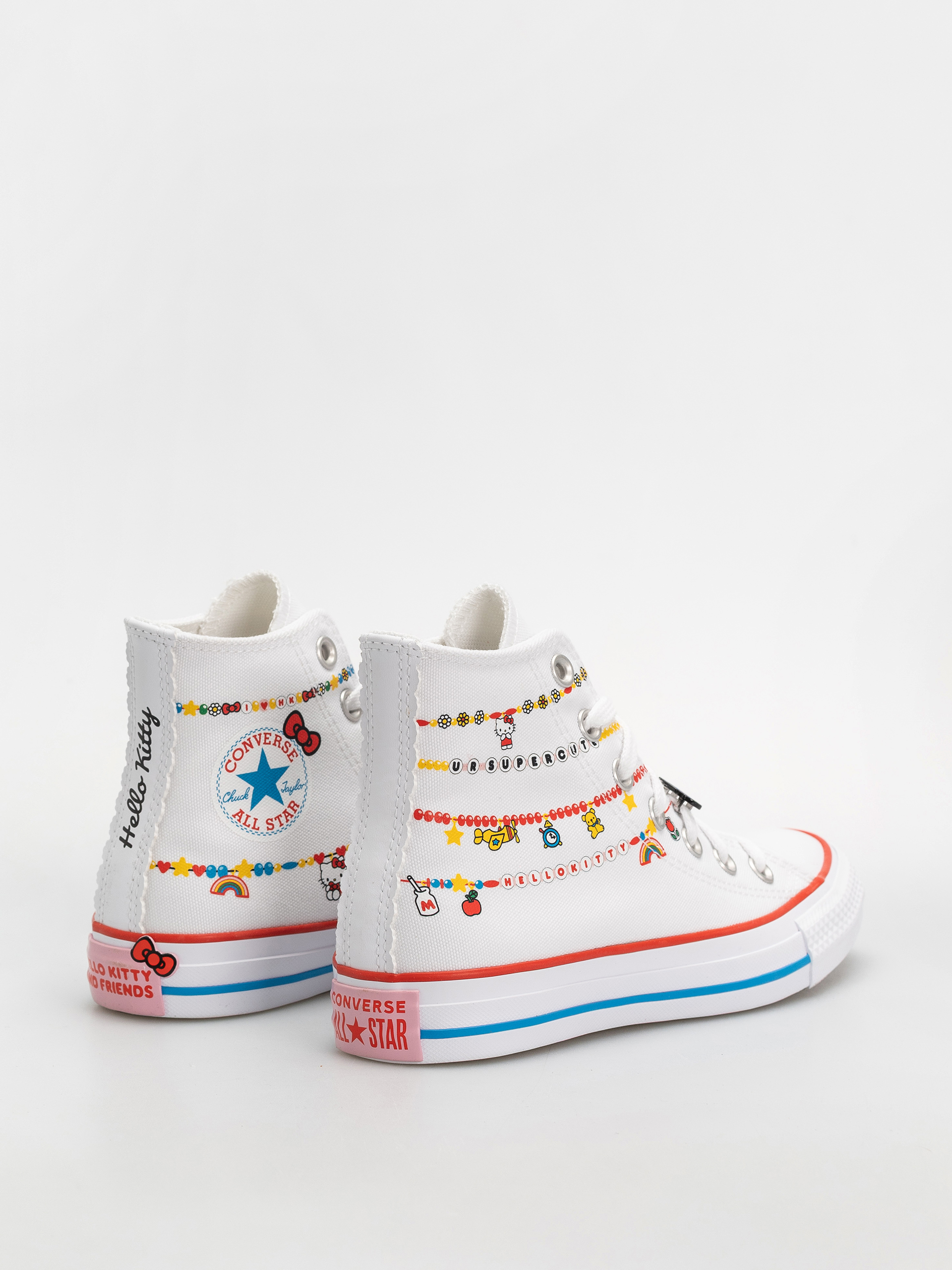 Кеди Converse Chuck Taylor All Star Hi (white/red/yellow)