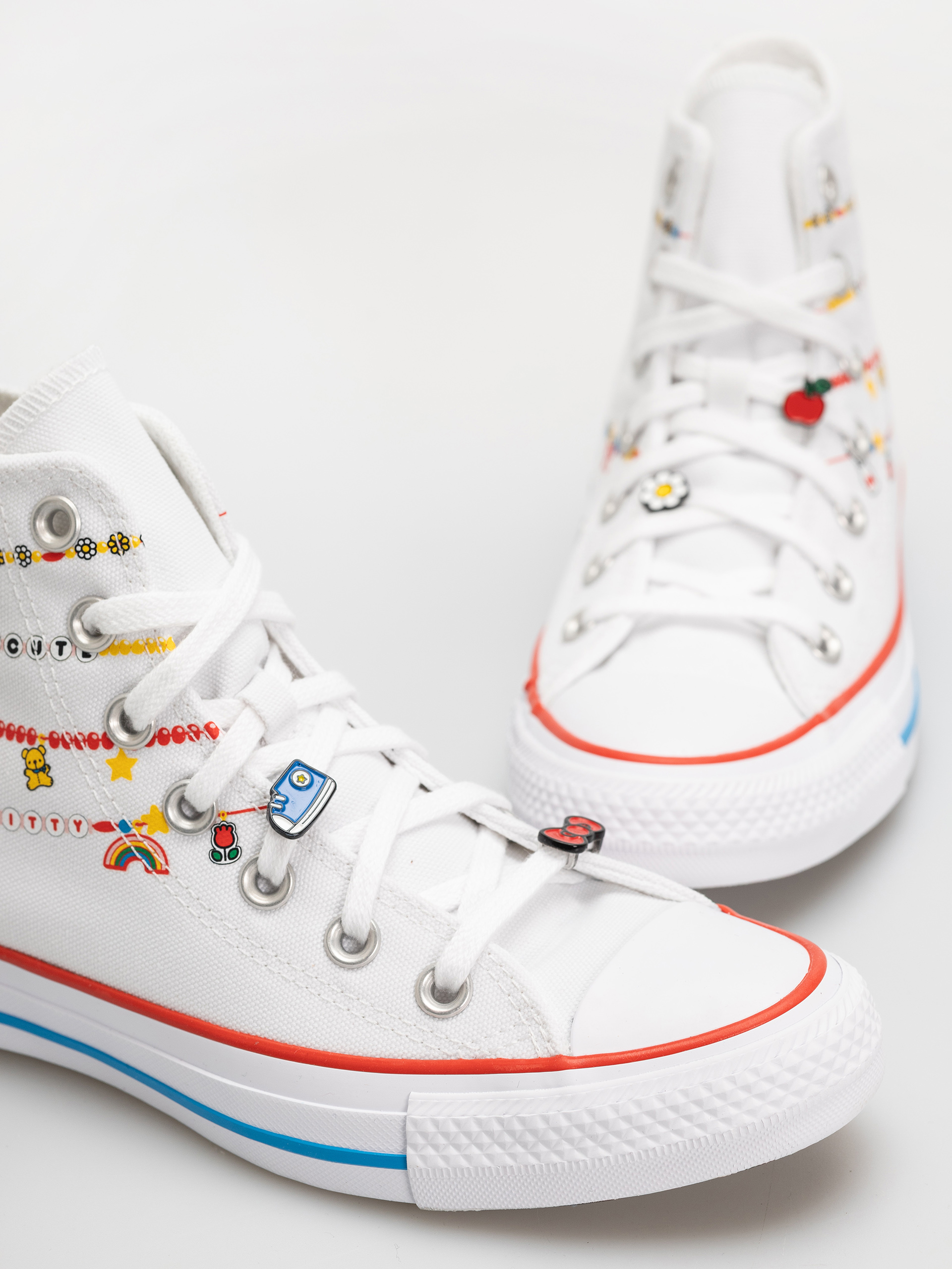 Кеди Converse Chuck Taylor All Star Hi (white/red/yellow)