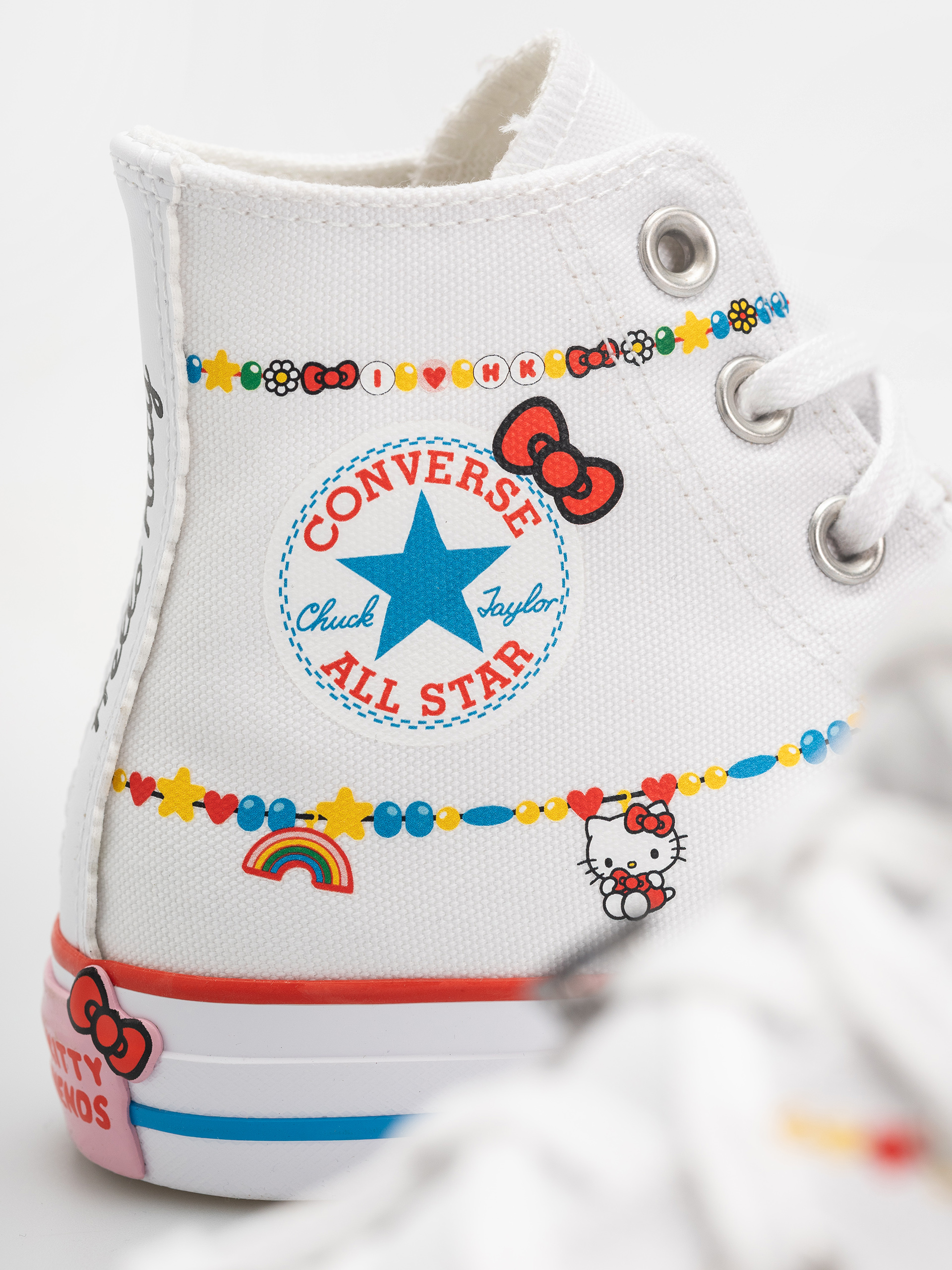 Кеди Converse Chuck Taylor All Star Hi (white/red/yellow)