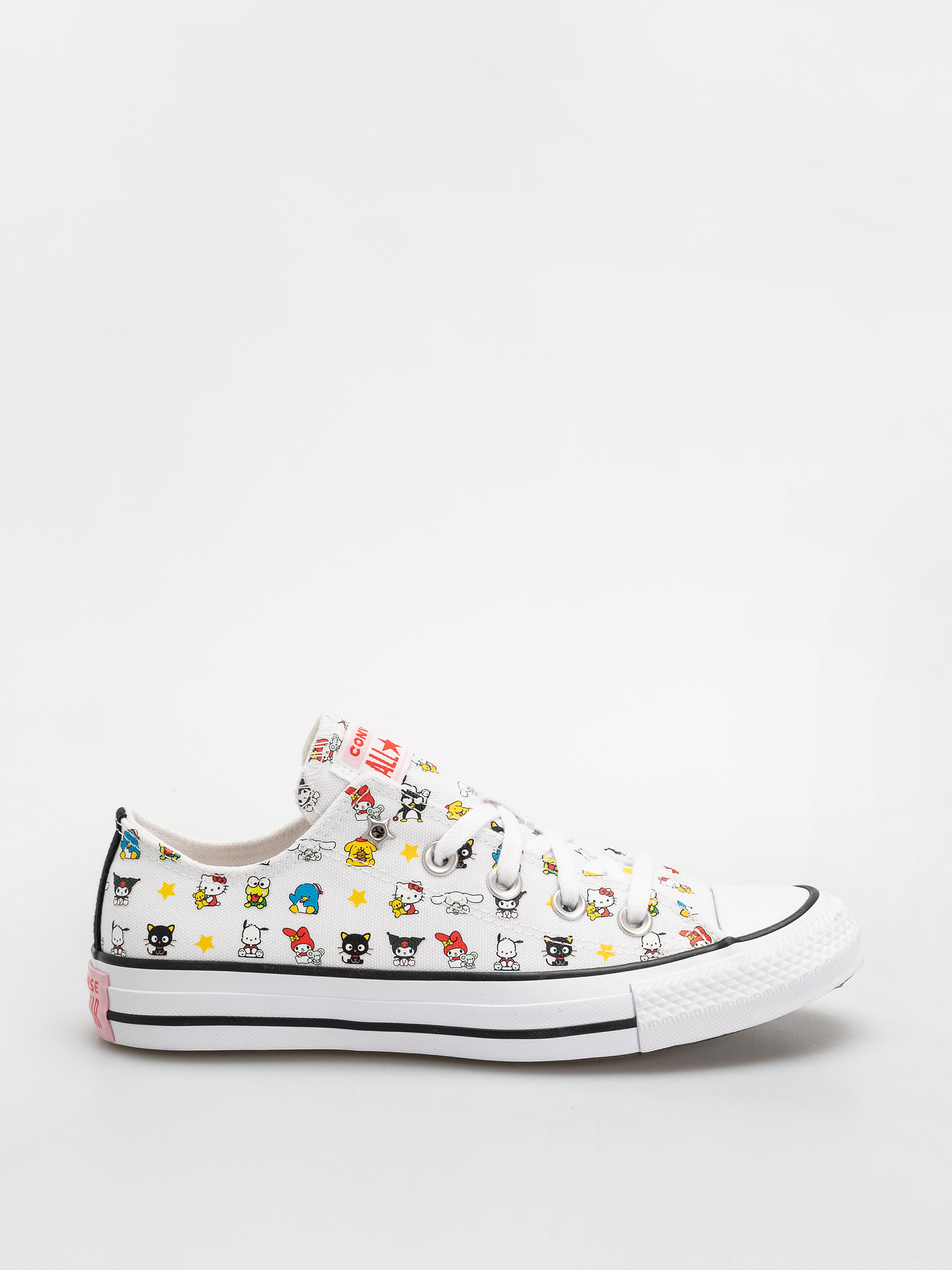 Кеди Converse Chuck Taylor All Star Ox (white/black/pink)