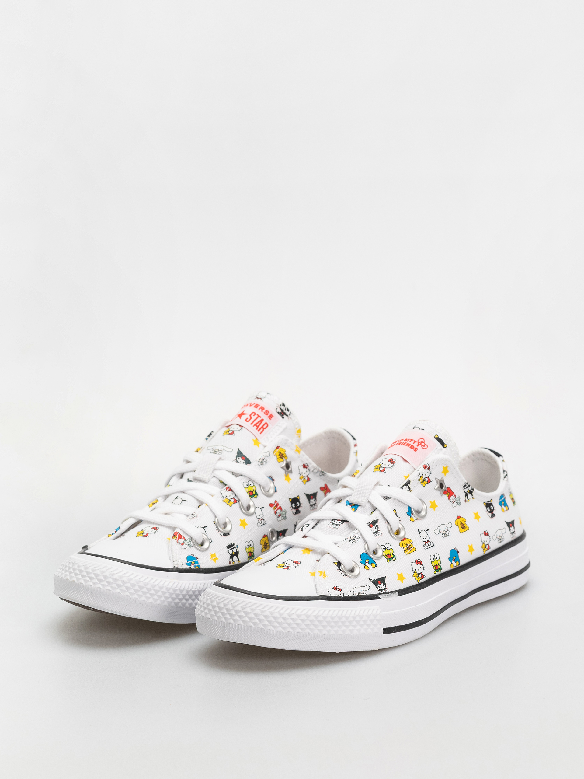 Кеди Converse Chuck Taylor All Star Ox (white/black/pink)