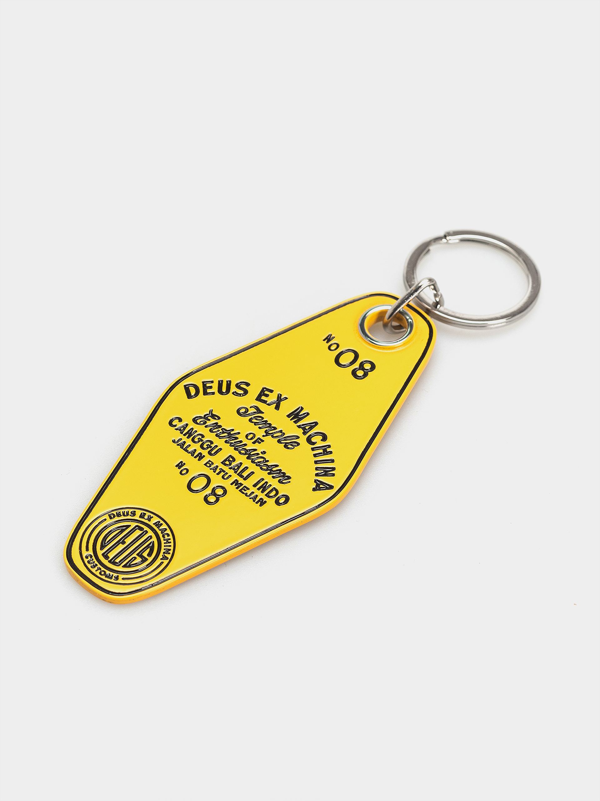 Брелок Deus Ex Machina Canggu Key Tag (citrus yellow)