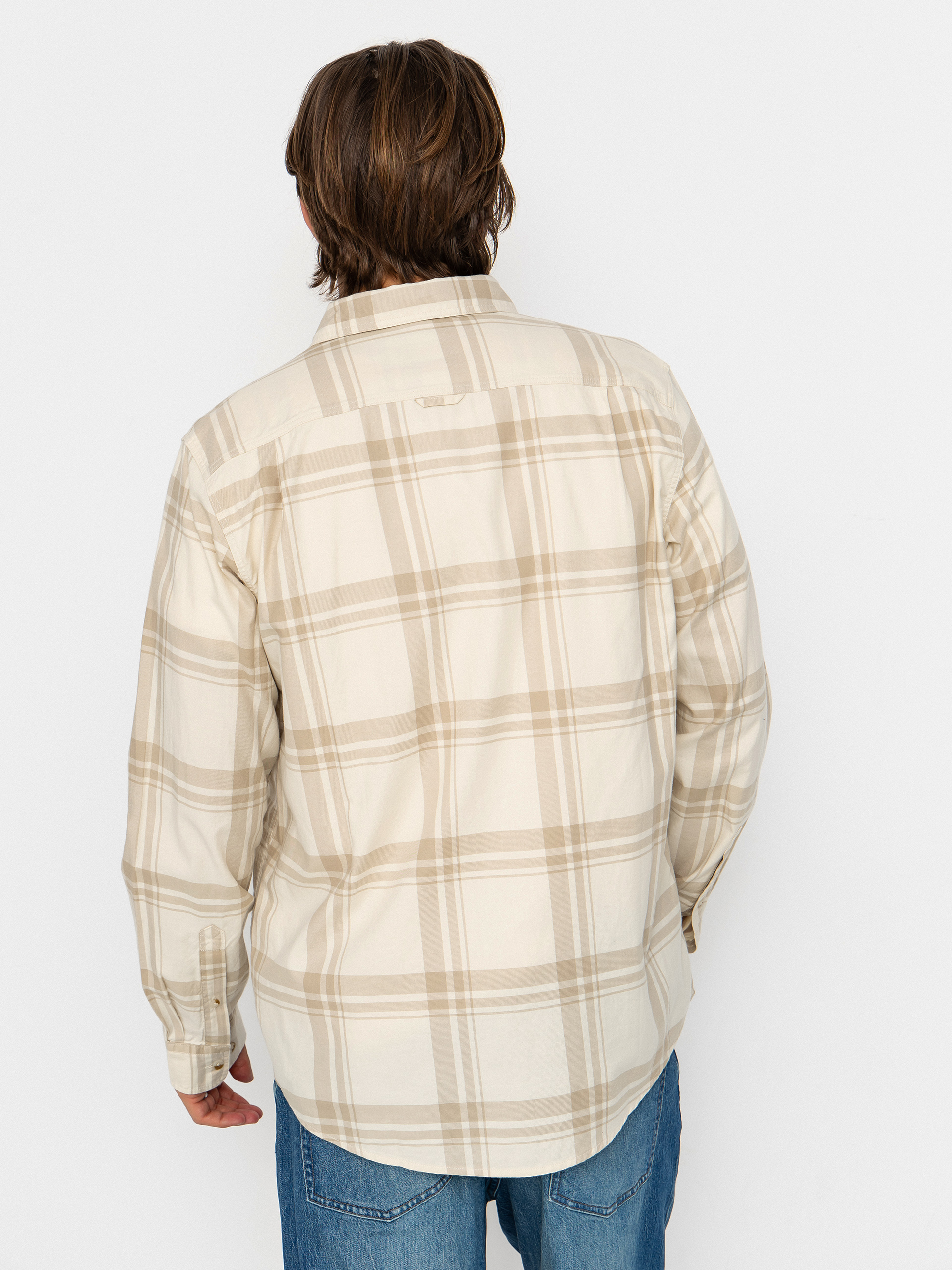 Сорочка Fjallraven Ovik Lite Flannel (chalk white/fossil)