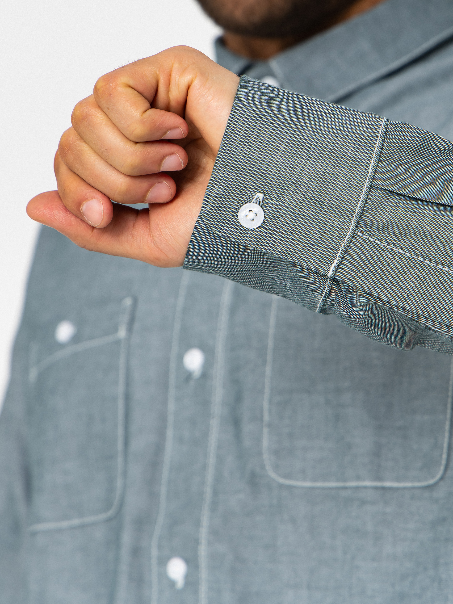 Сорочка adidas Gonz Button (aurivy/white)