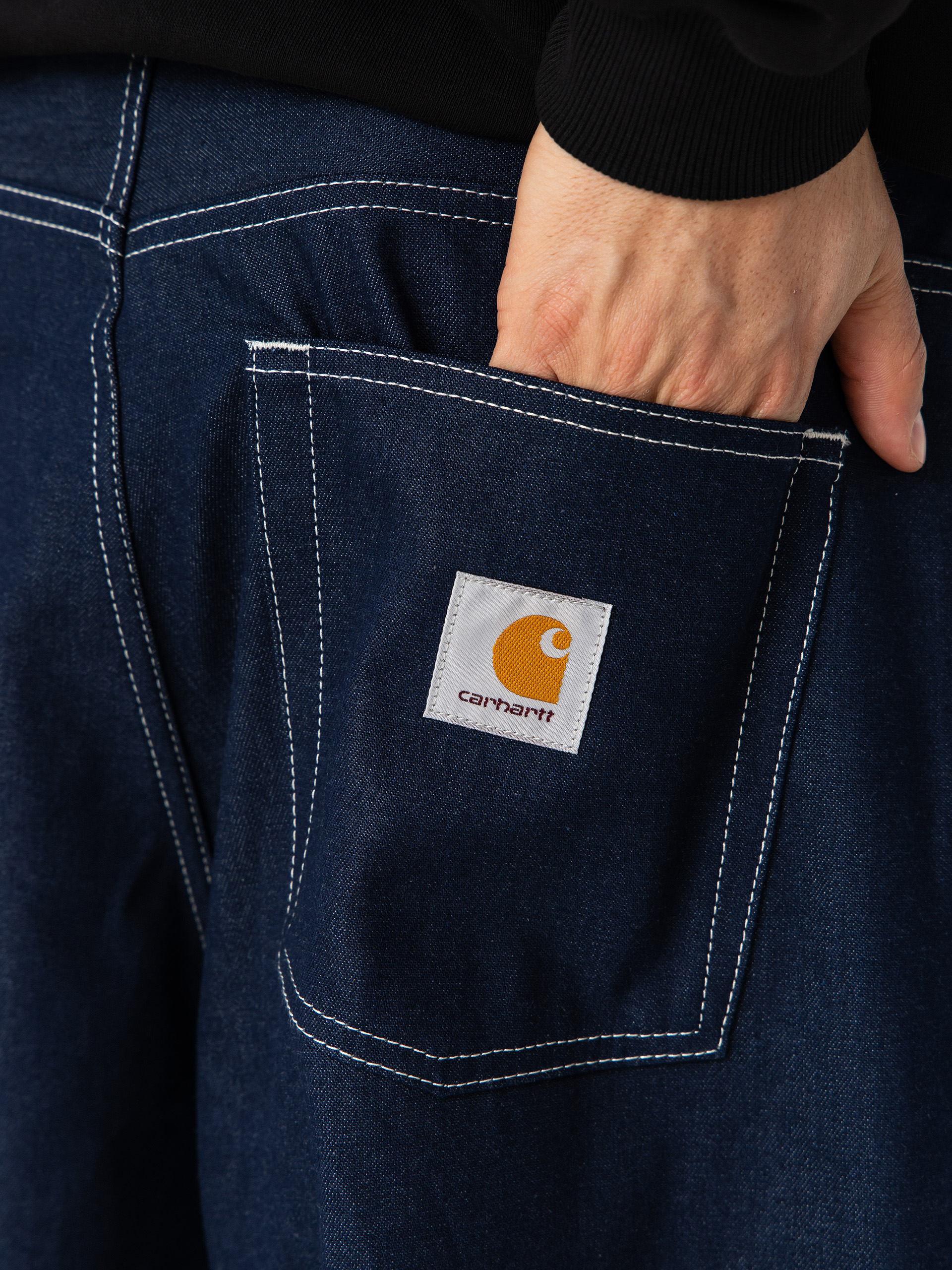 Штани Carhartt WIP Brandon (blue rigrid)