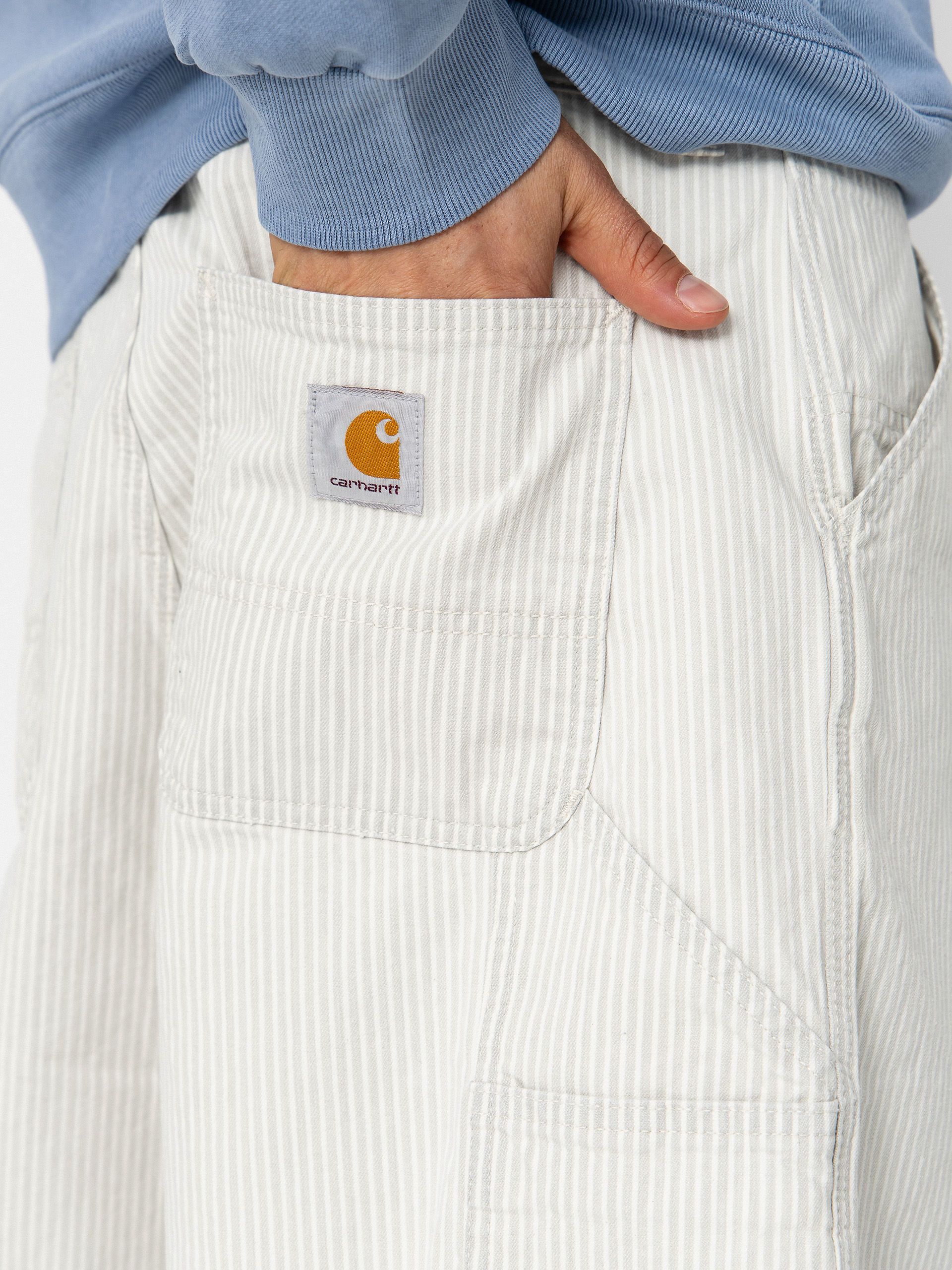 Штани Carhartt WIP Mercer Single Knee (mercer stripe/graphite/wax)