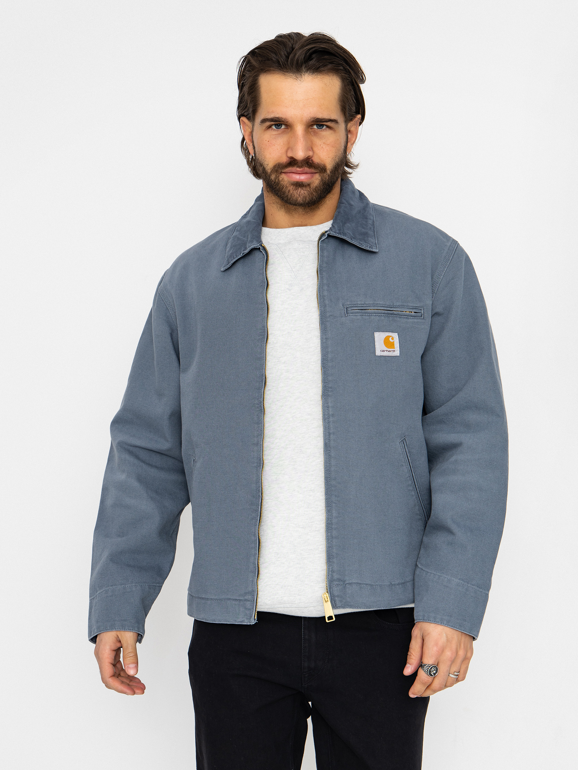 ジャケット・アウター carhartt WIP Detroit Jacket Cozy Blue XL Куртка Carhartt WIP Detroit - блакитний (cozy blue/cozy blue)