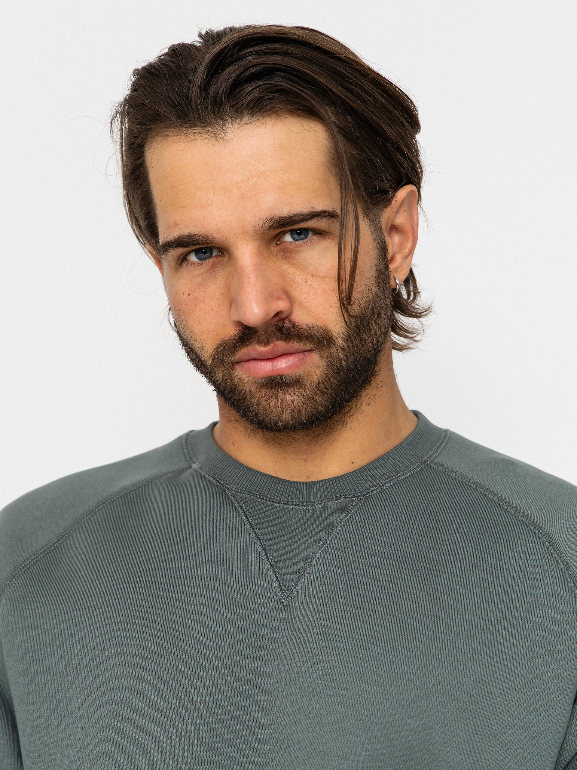 Світшот Carhartt WIP Chase (velvet green/gold)