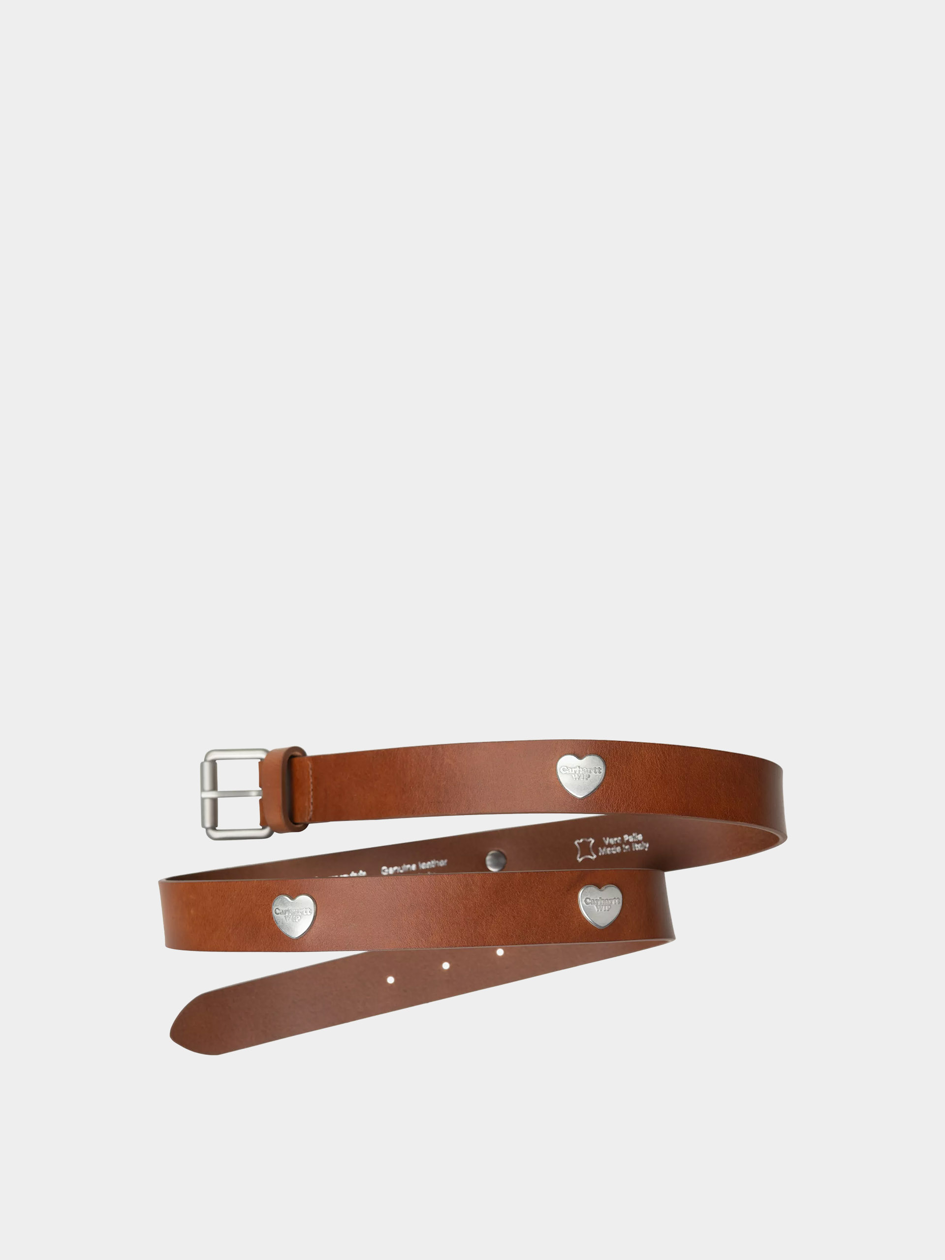 Ремінь Carhartt WIP Tylor (cognac/silver)