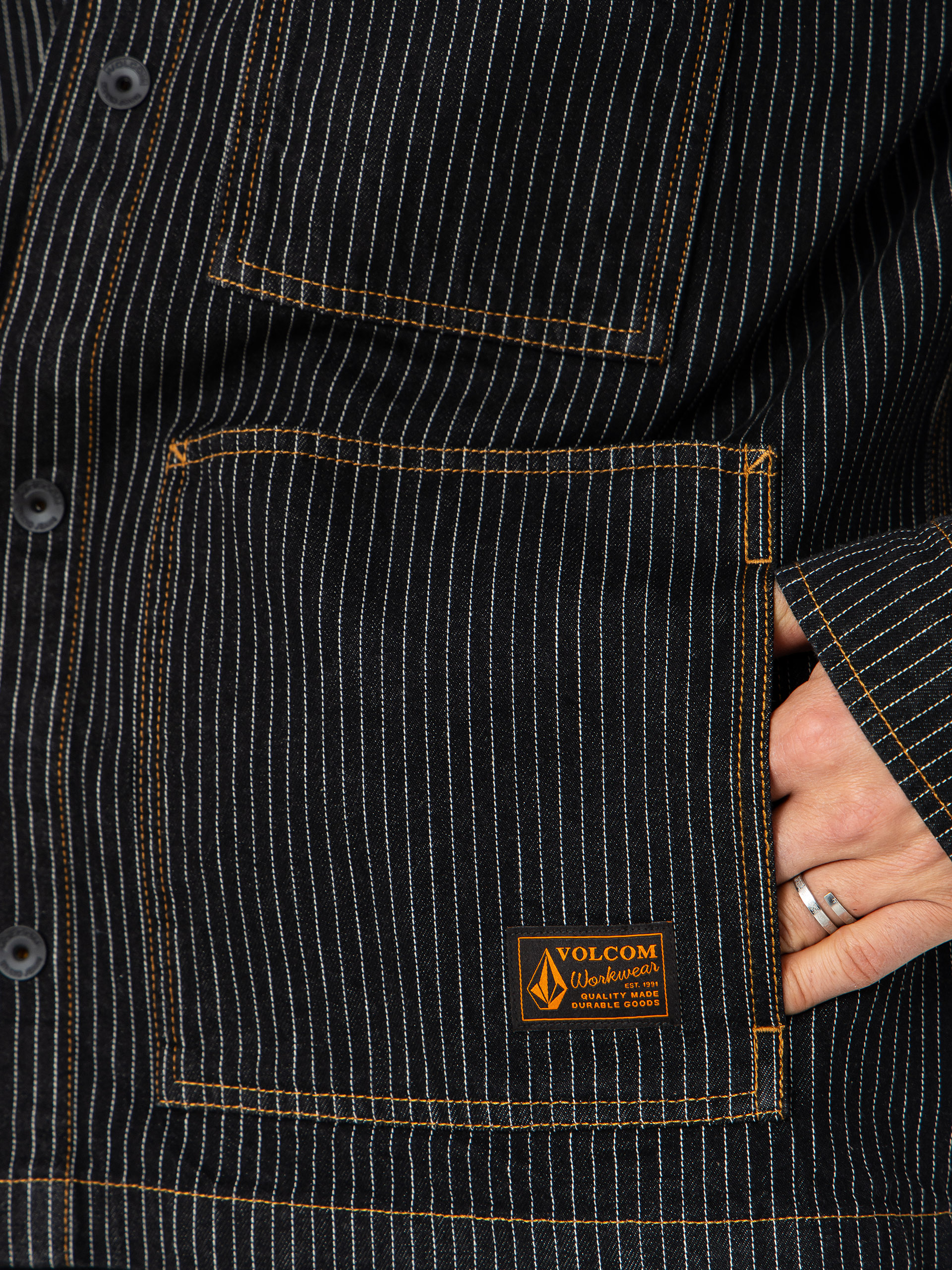 Куртка Volcom Work Dialed (black stripe)
