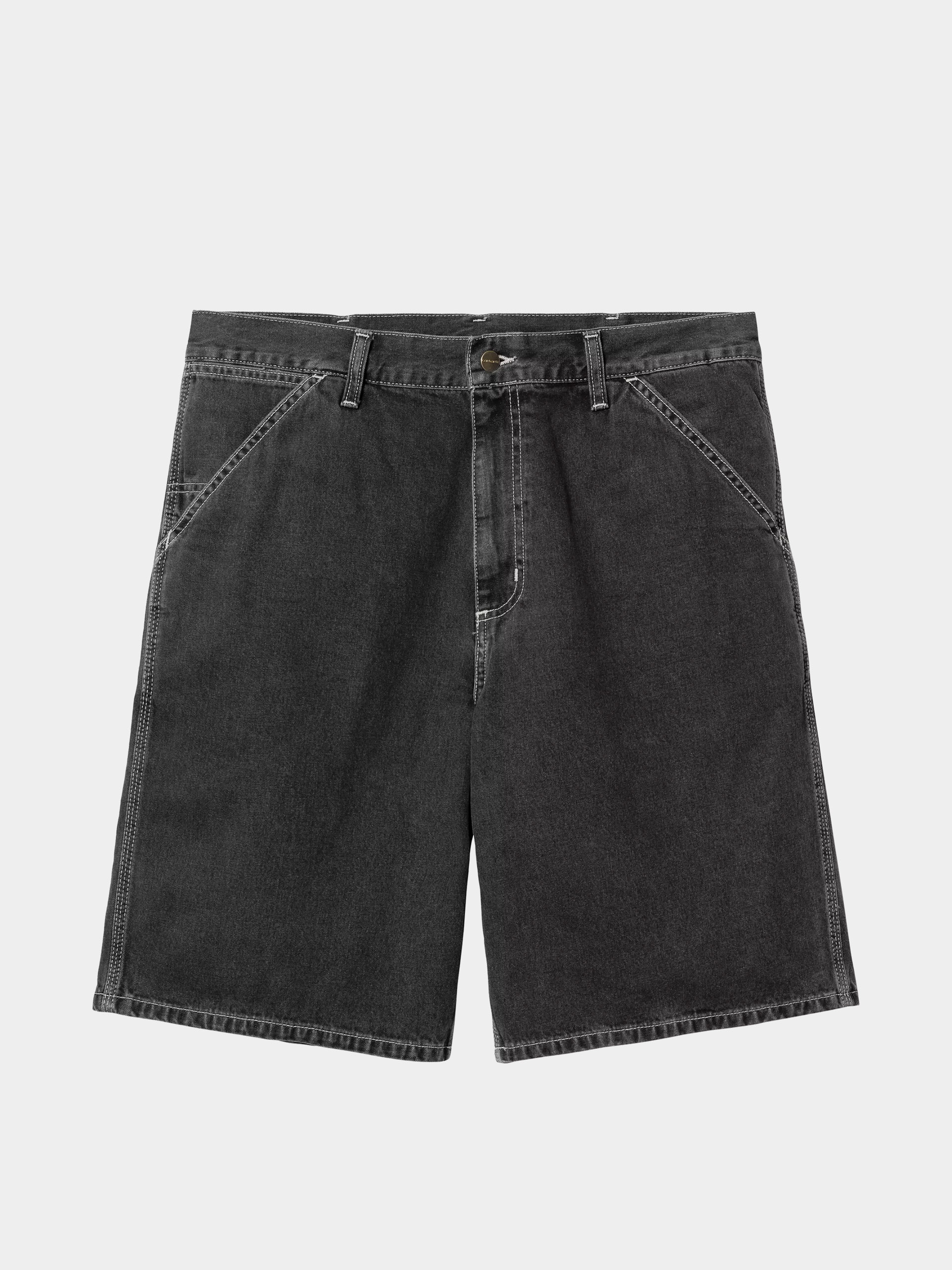Шорти Carhartt WIP Simple (black heavy stone wash)