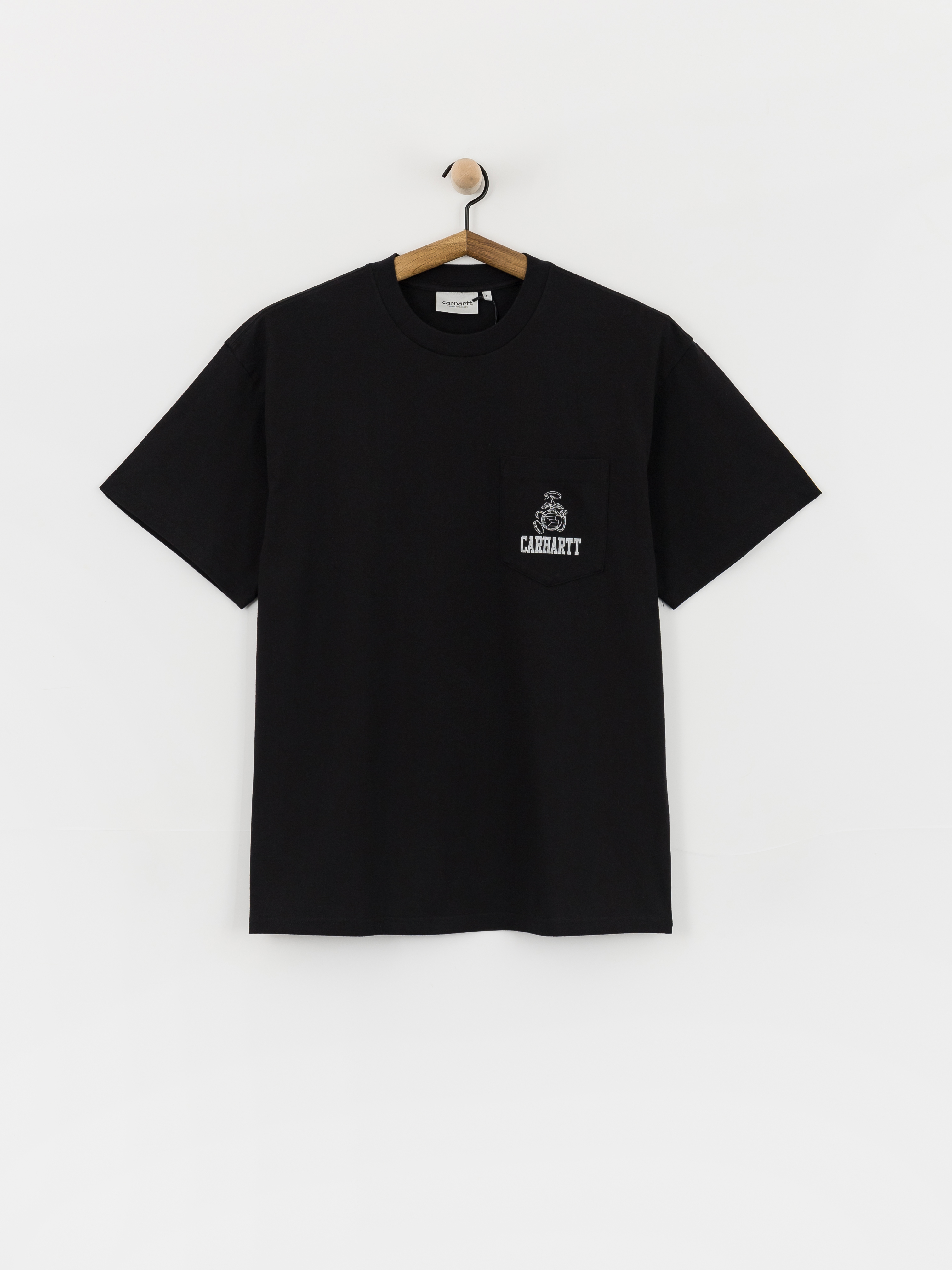 Футболка Carhartt WIP Pond Corps Pocket (black)