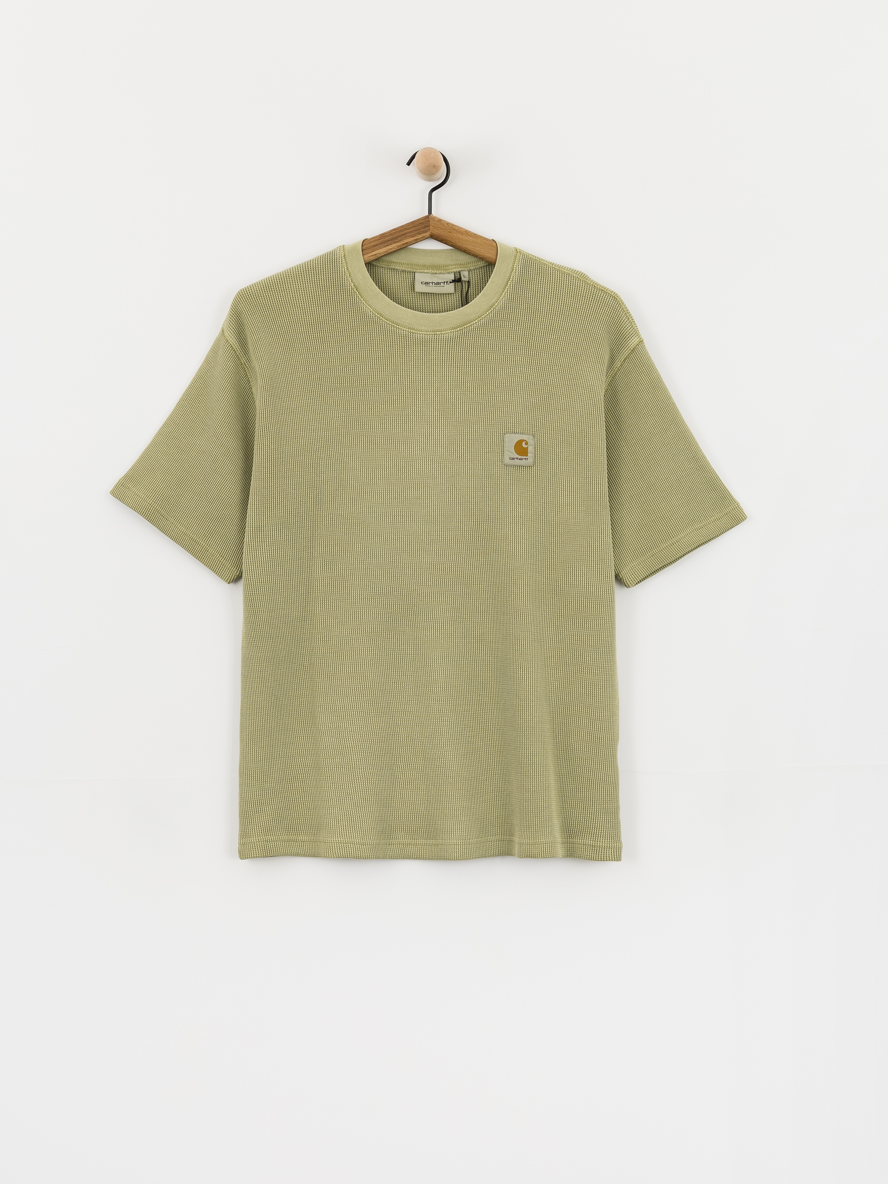 Футболка Carhartt WIP Nelson Waffle (gentle green)