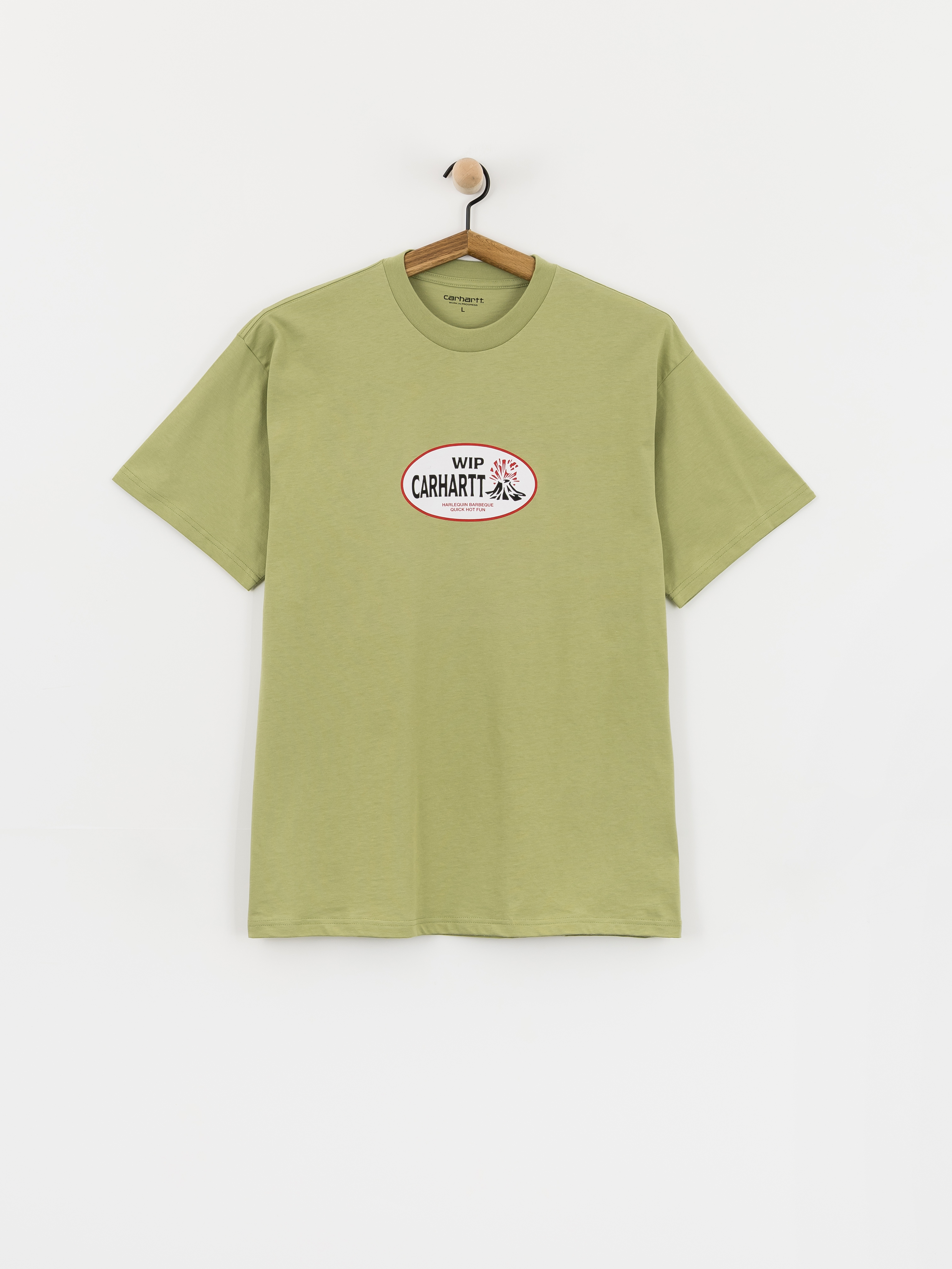Футболка Carhartt WIP Harlequin BBQ (gentle green)