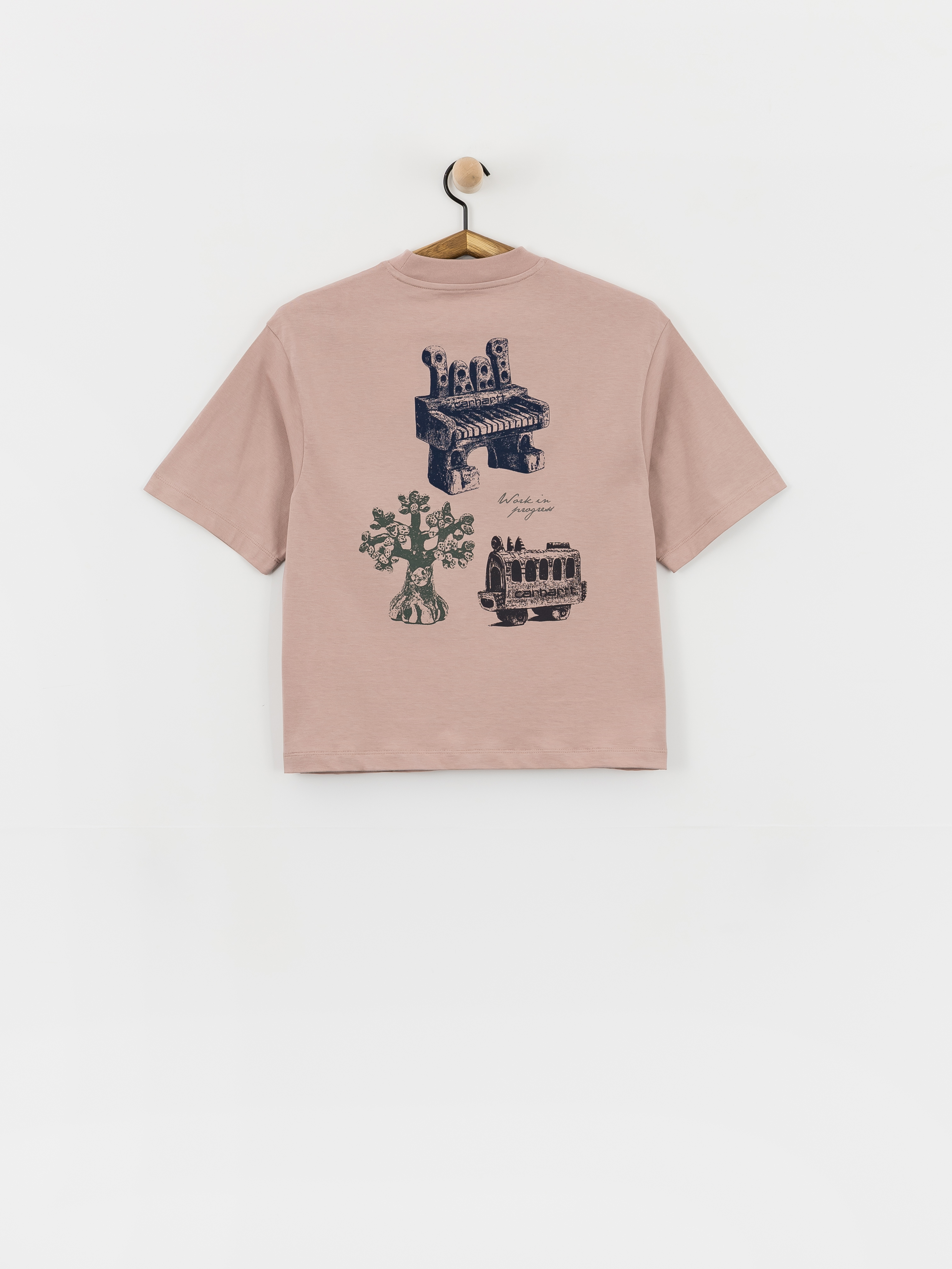 Футболка Carhartt WIP Forma Wmn (gentle pink)