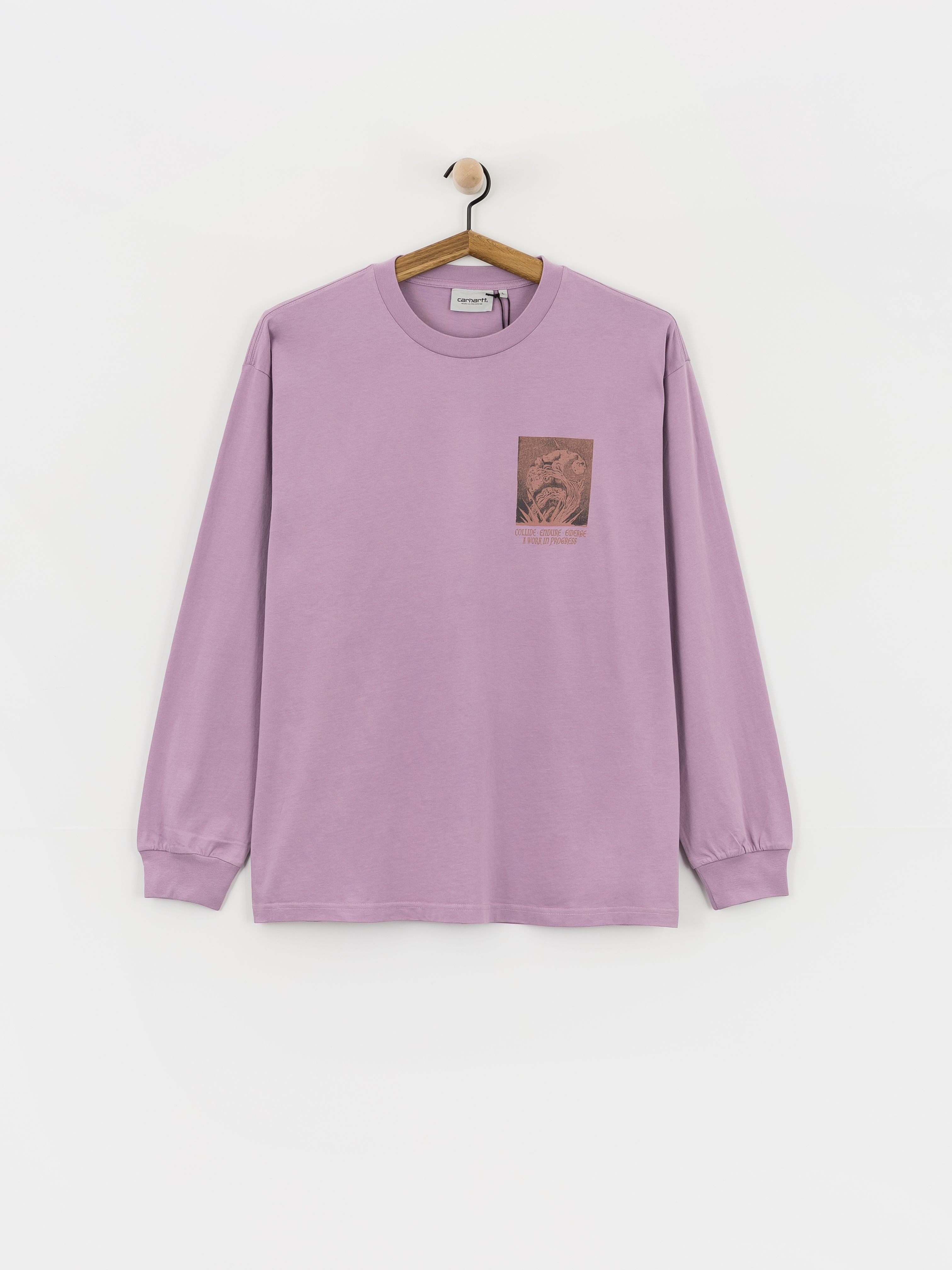 Лонгслів Carhartt WIP Emerge (gentle purple)