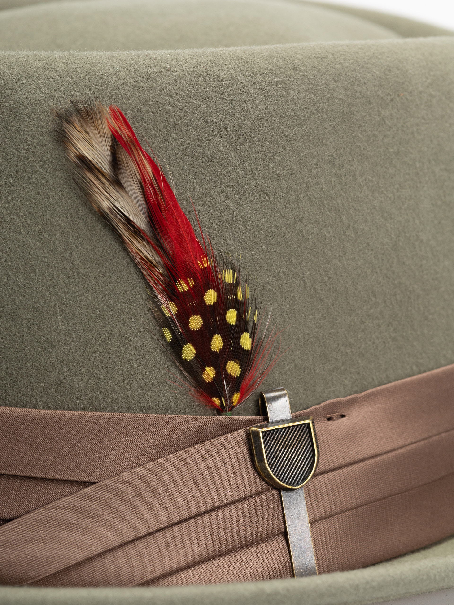 Капелюх Brixton Stout Pork Pie (olive surplus/bronze)