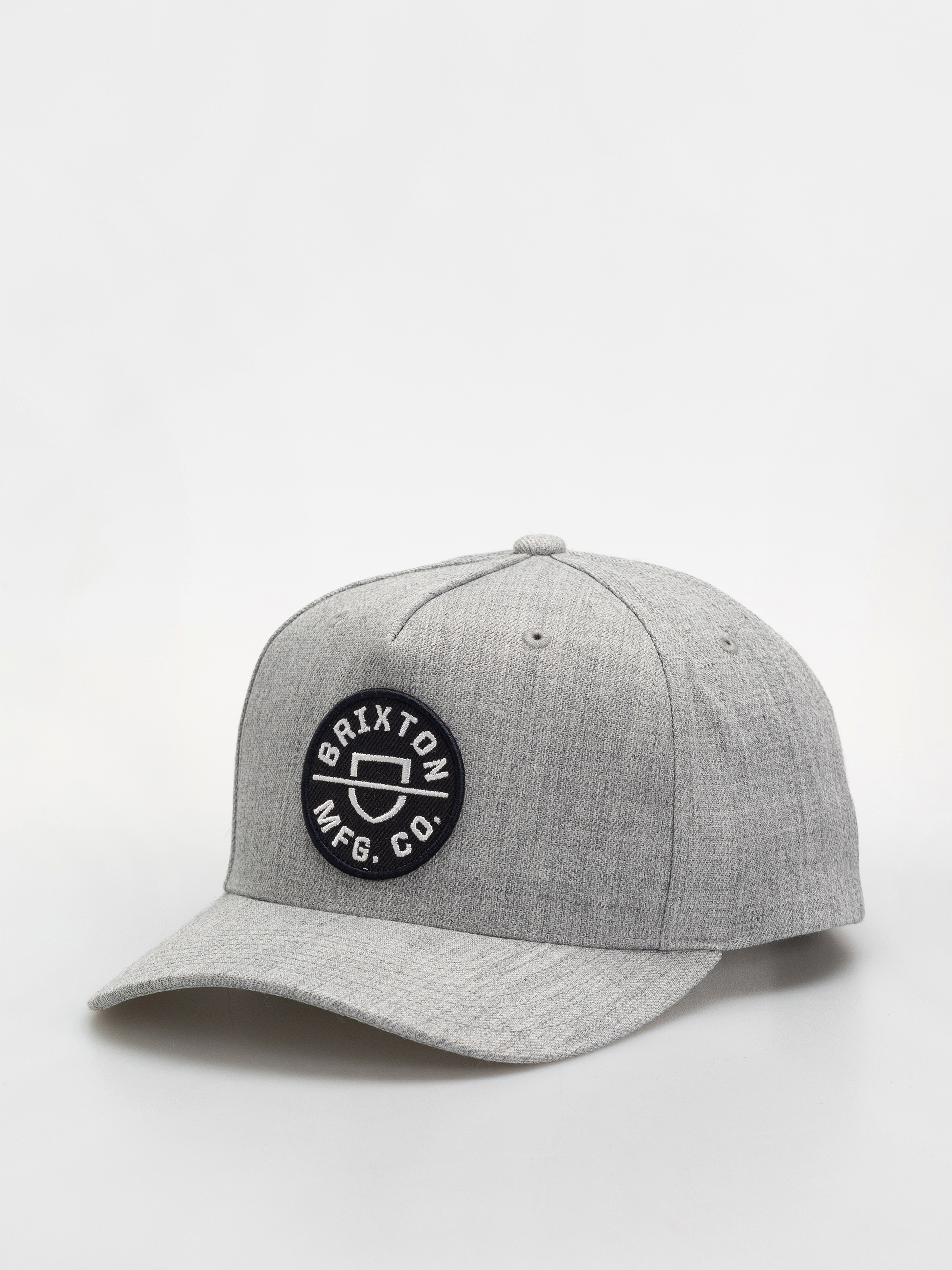 Кепка Brixton Crest C Mp Snapback (light heather grey/light heath)
