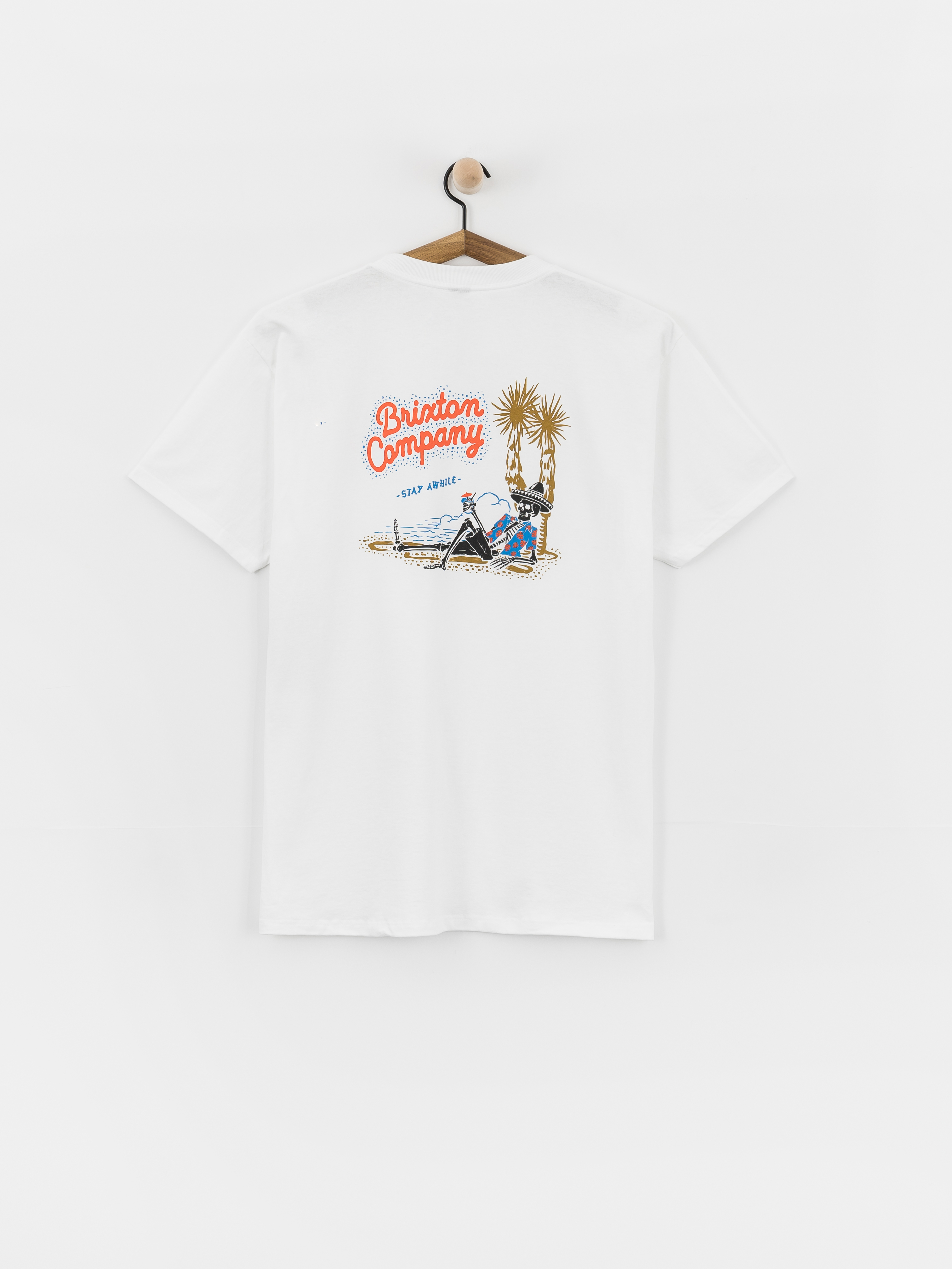 Футболка Brixton Stay While Std (white)