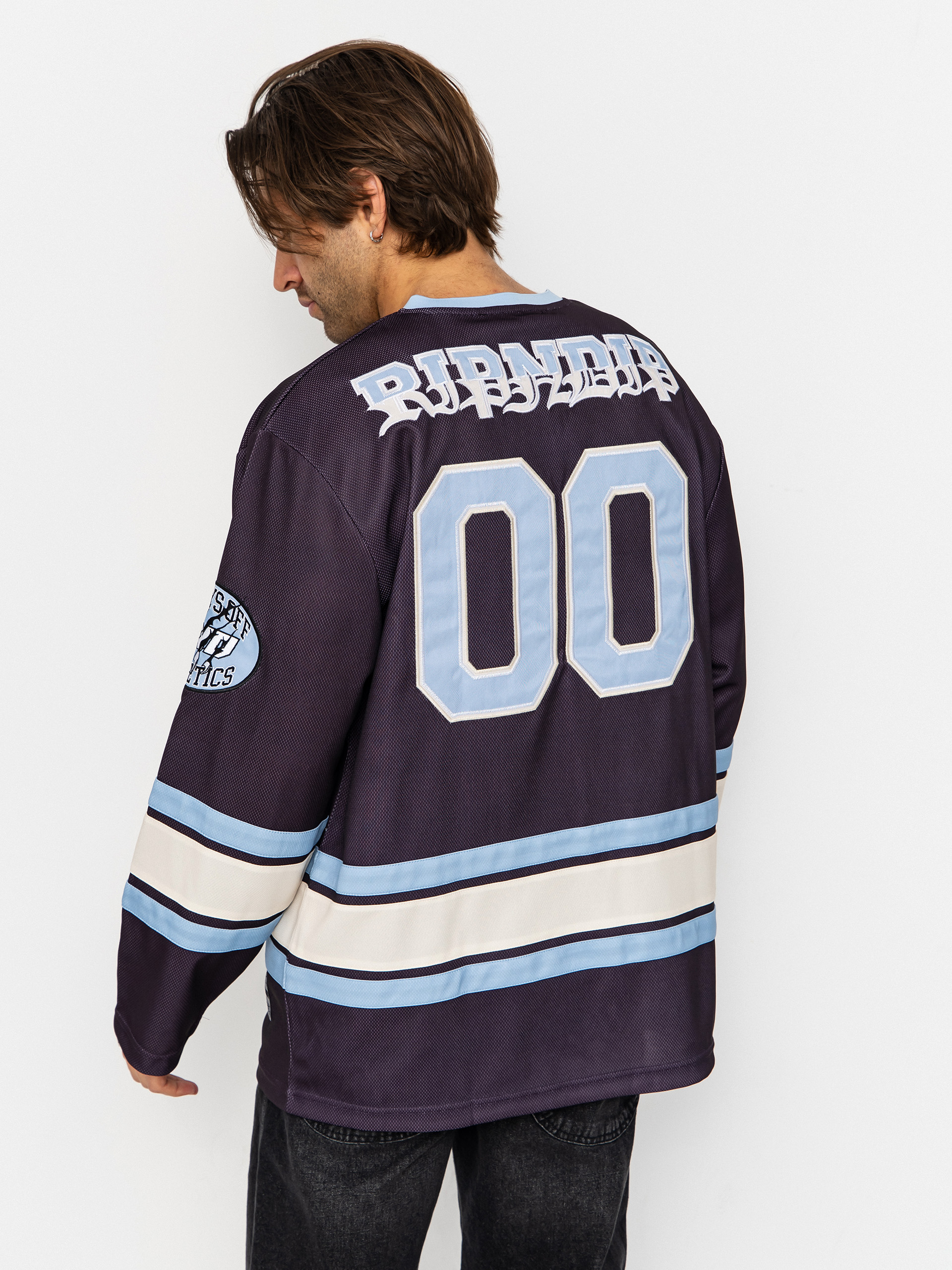 Футболка RipNDip No Days Off Hockey Jersey (plum)