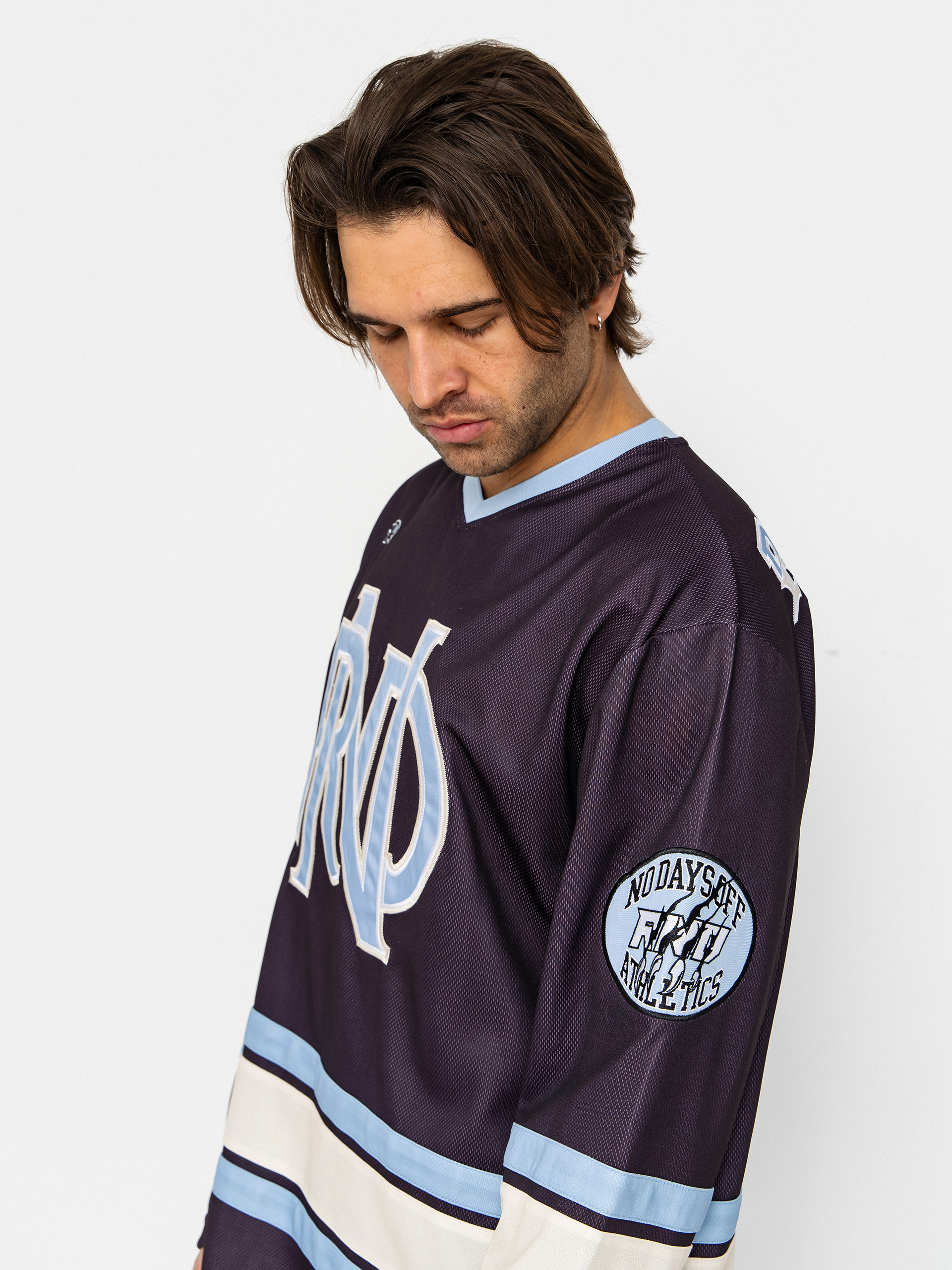 Футболка RipNDip No Days Off Hockey Jersey (plum)