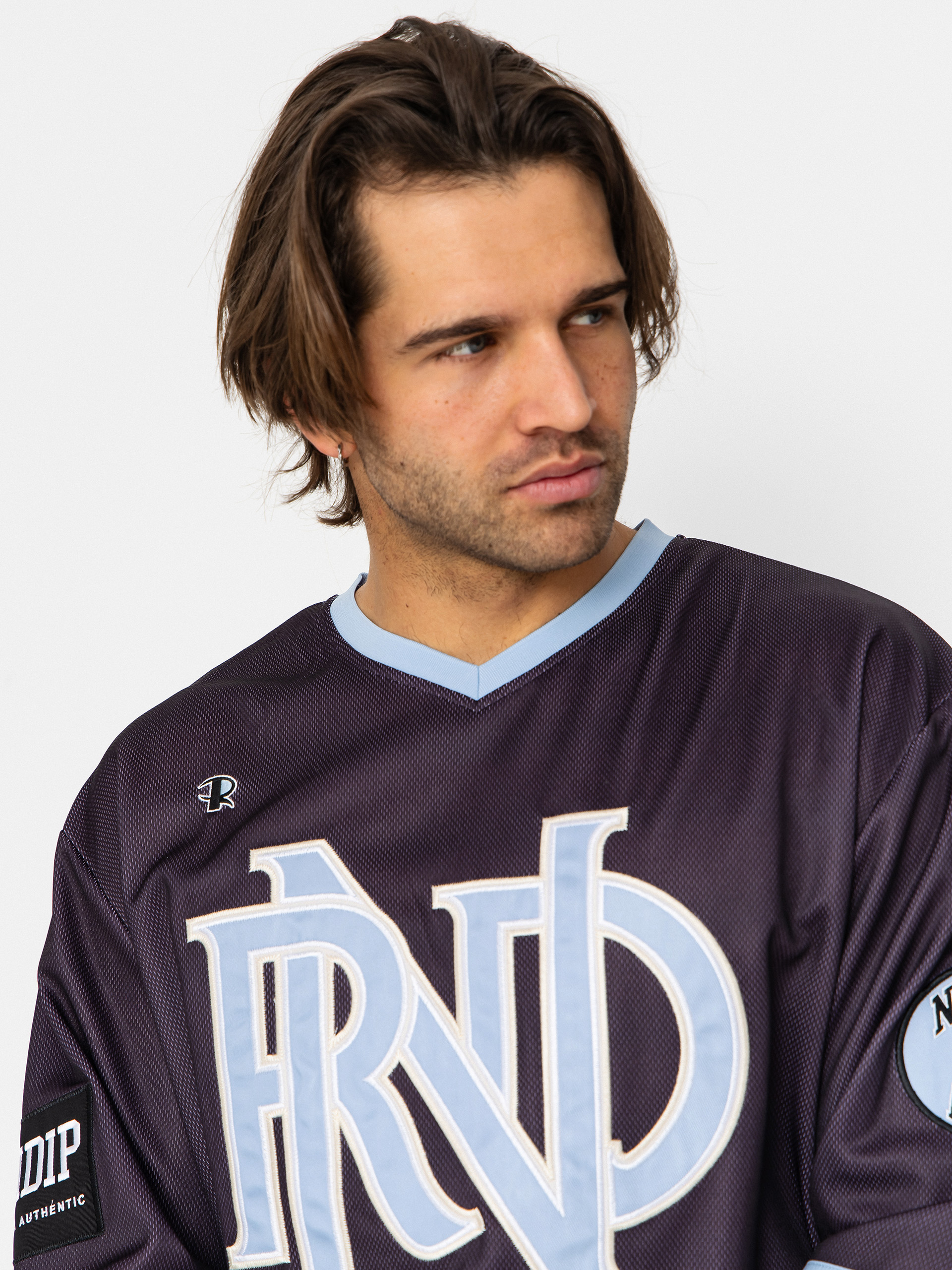 Футболка RipNDip No Days Off Hockey Jersey (plum)