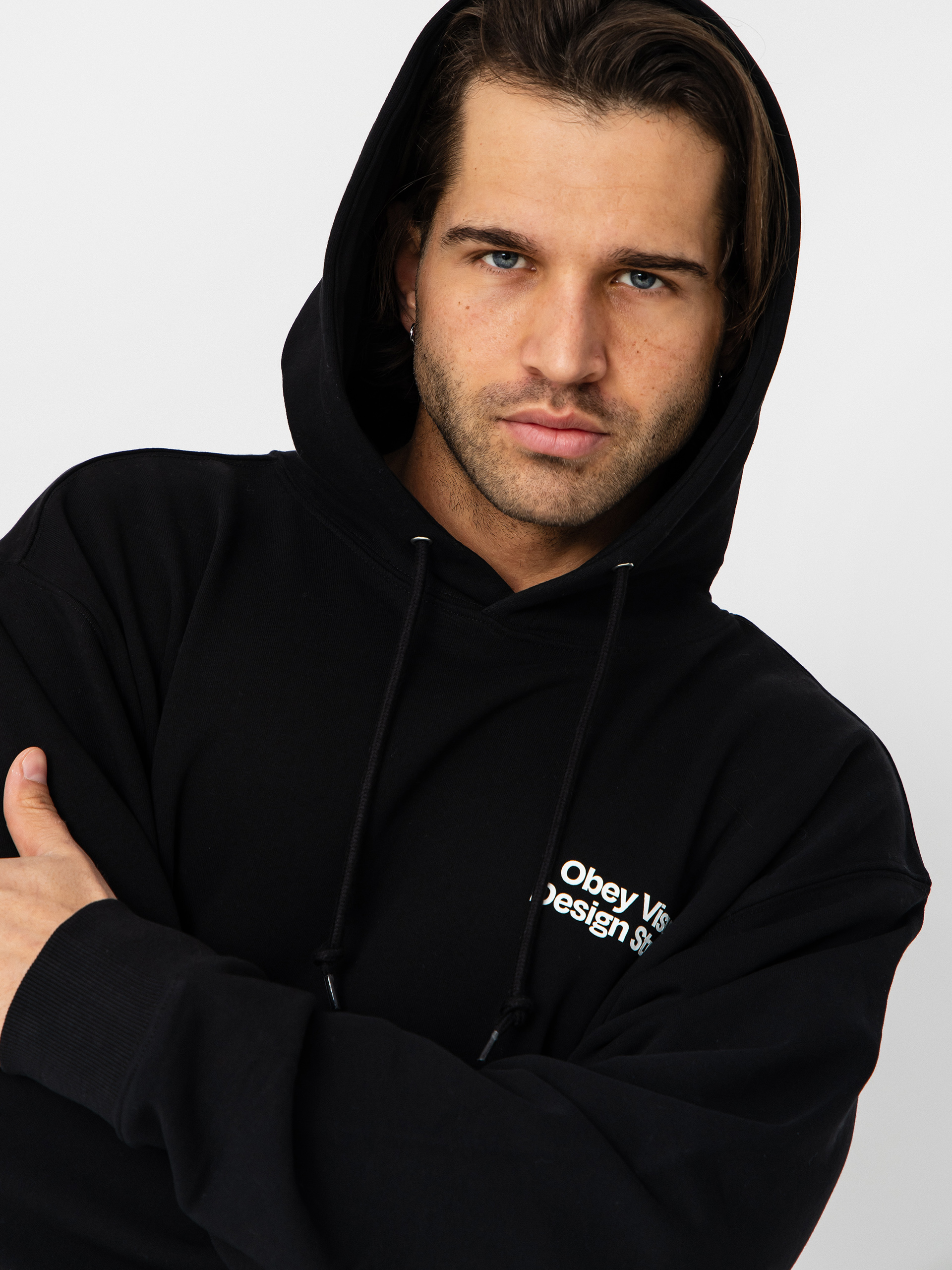 Худі OBEY Visual Design Studio HD (black)