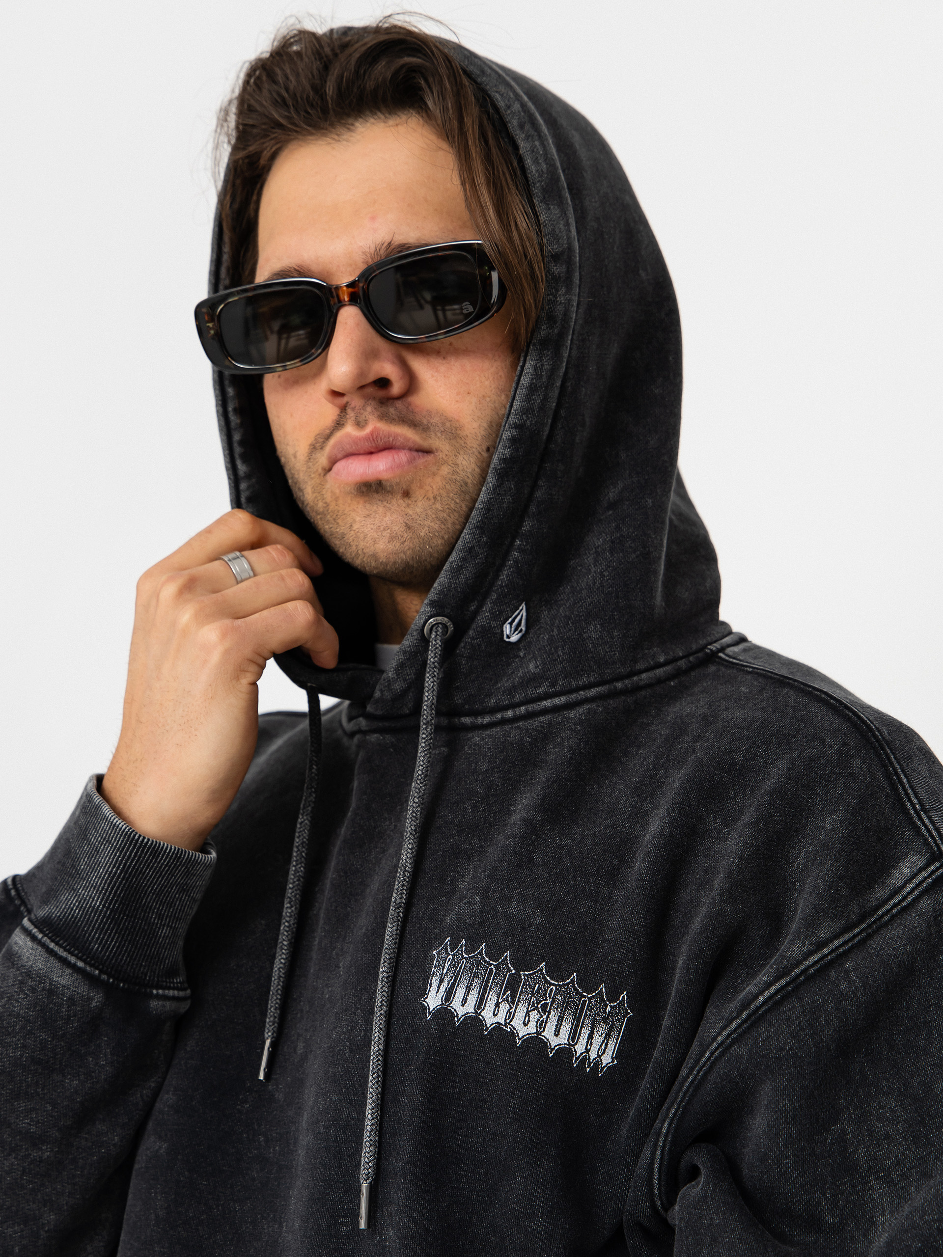 Худі Volcom Noder HD (light acid black)