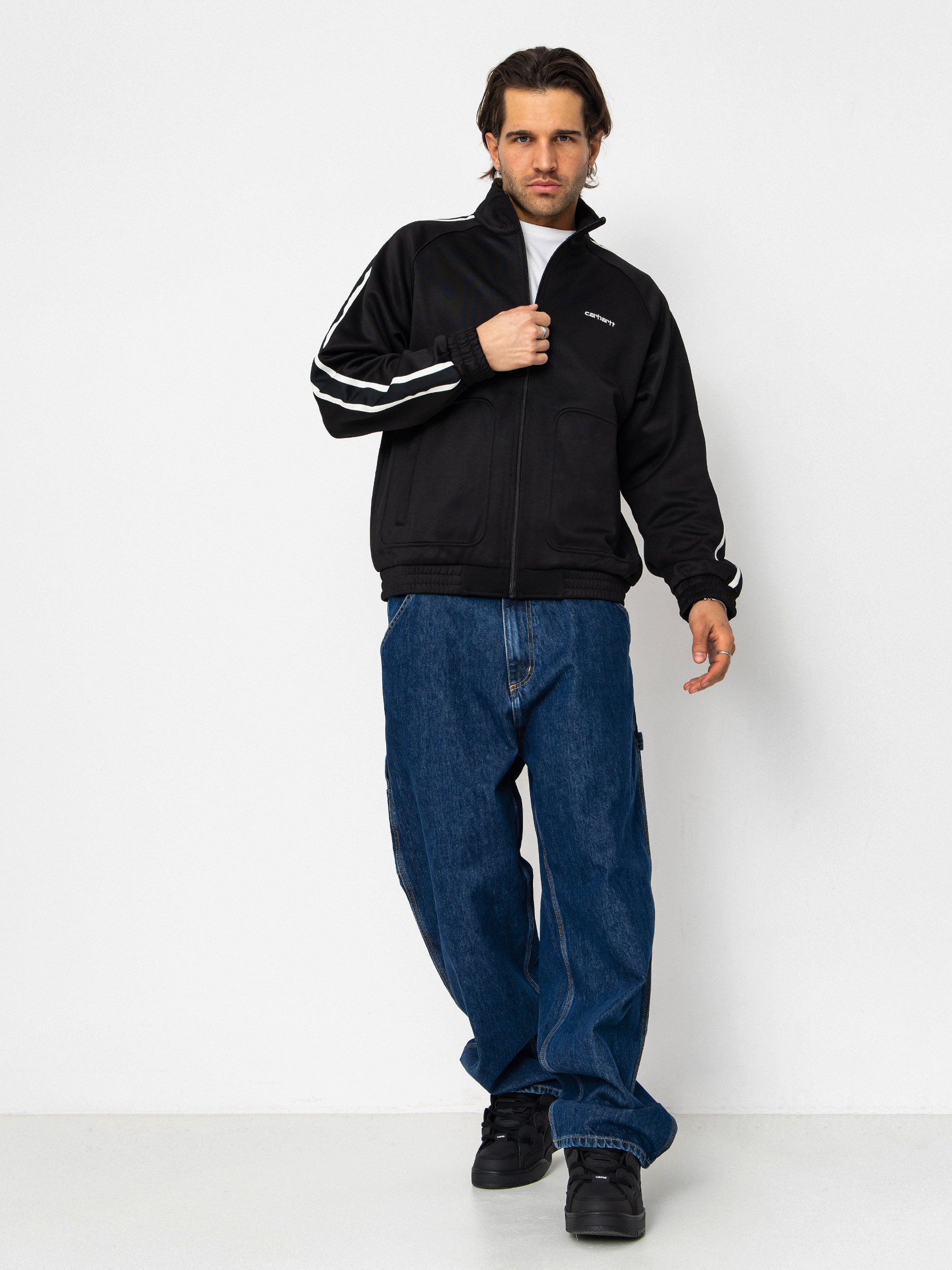 Світшот Carhartt WIP Bolar (black/wax)