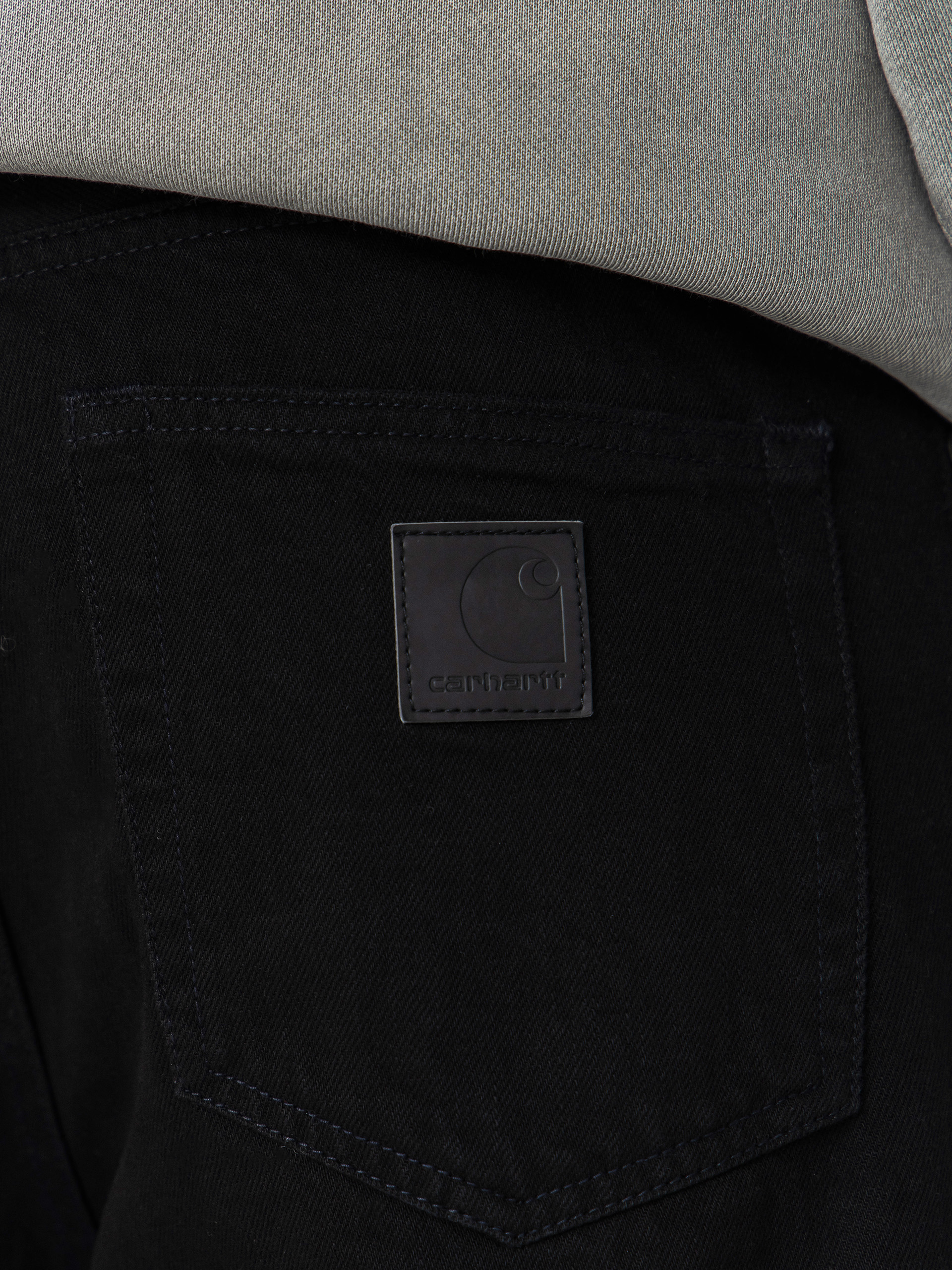 Штани Carhartt WIP Aaron (black rinsed)