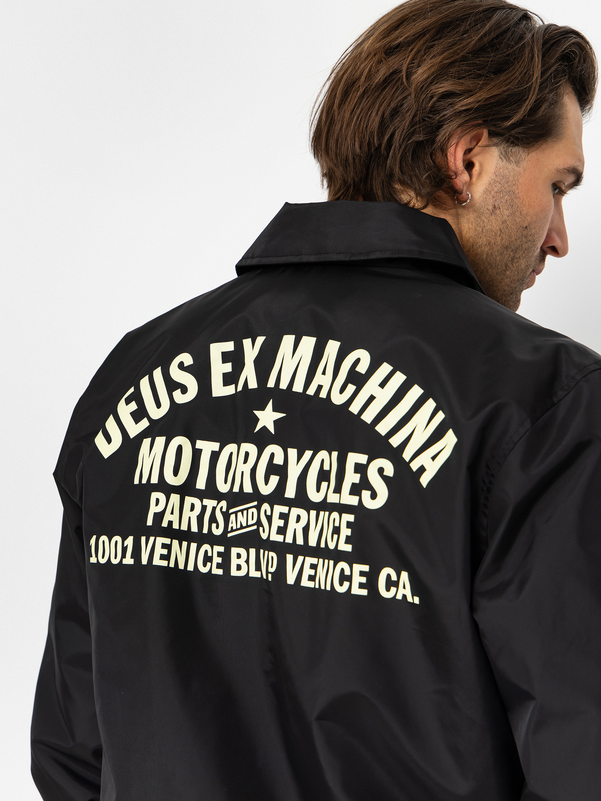 Куртка Deus Ex Machina Venice Coach (black)