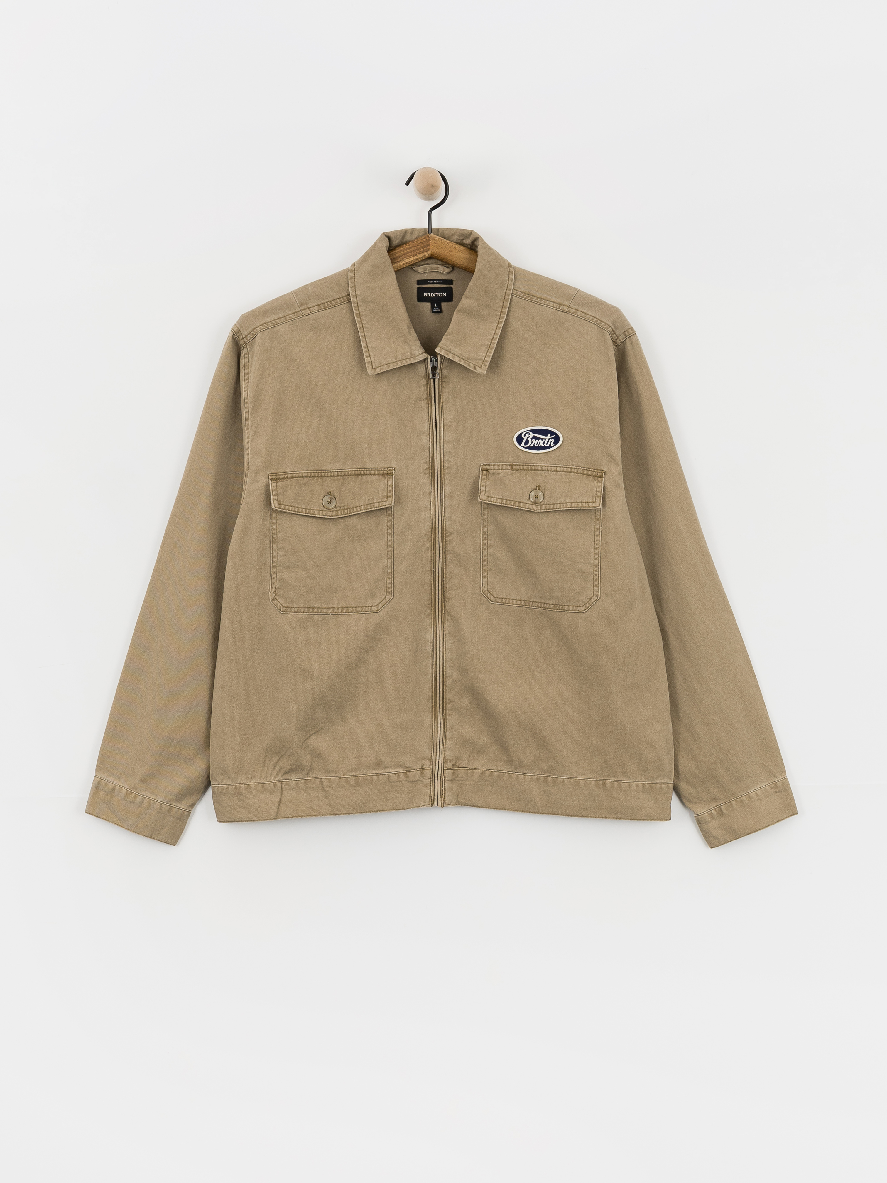 Куртка Brixton Trademark Lw Garage (washed khaki)