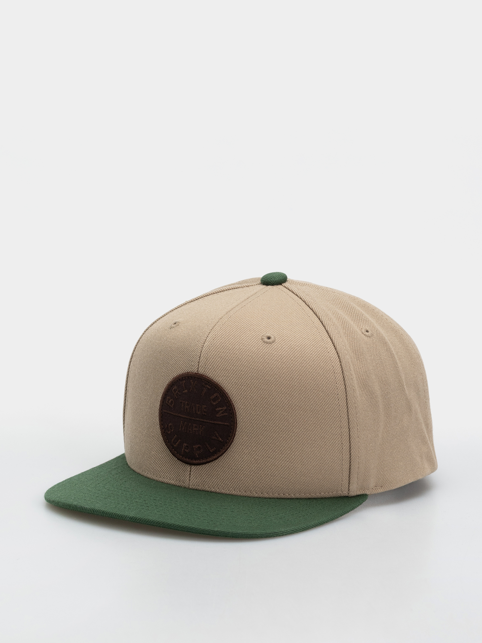 u041au0435u043fu043au0430 Brixton Oath Iii Snapback (khaki/primal green)