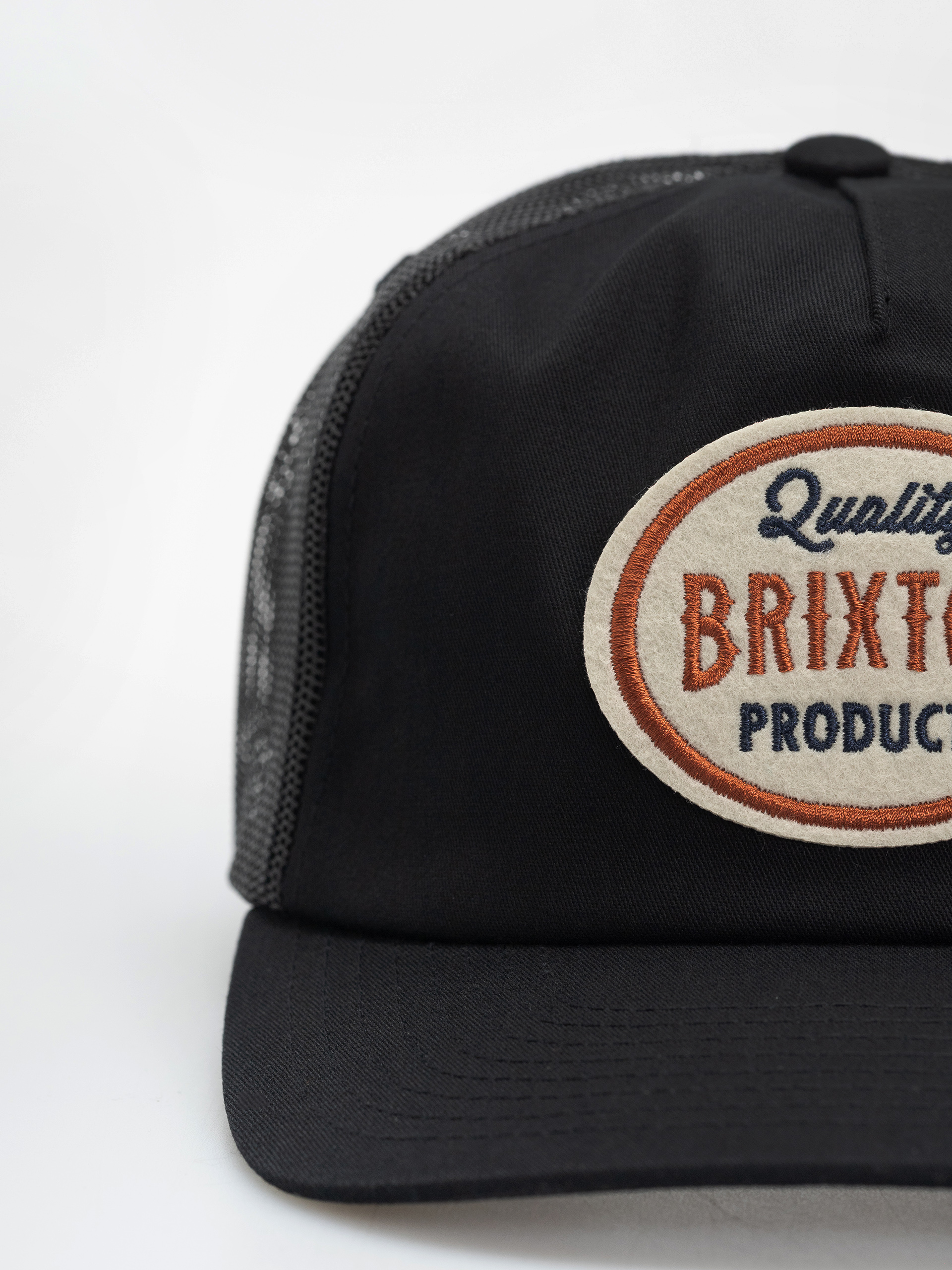 Кепка Brixton Henry Mp Trucker (black/black)