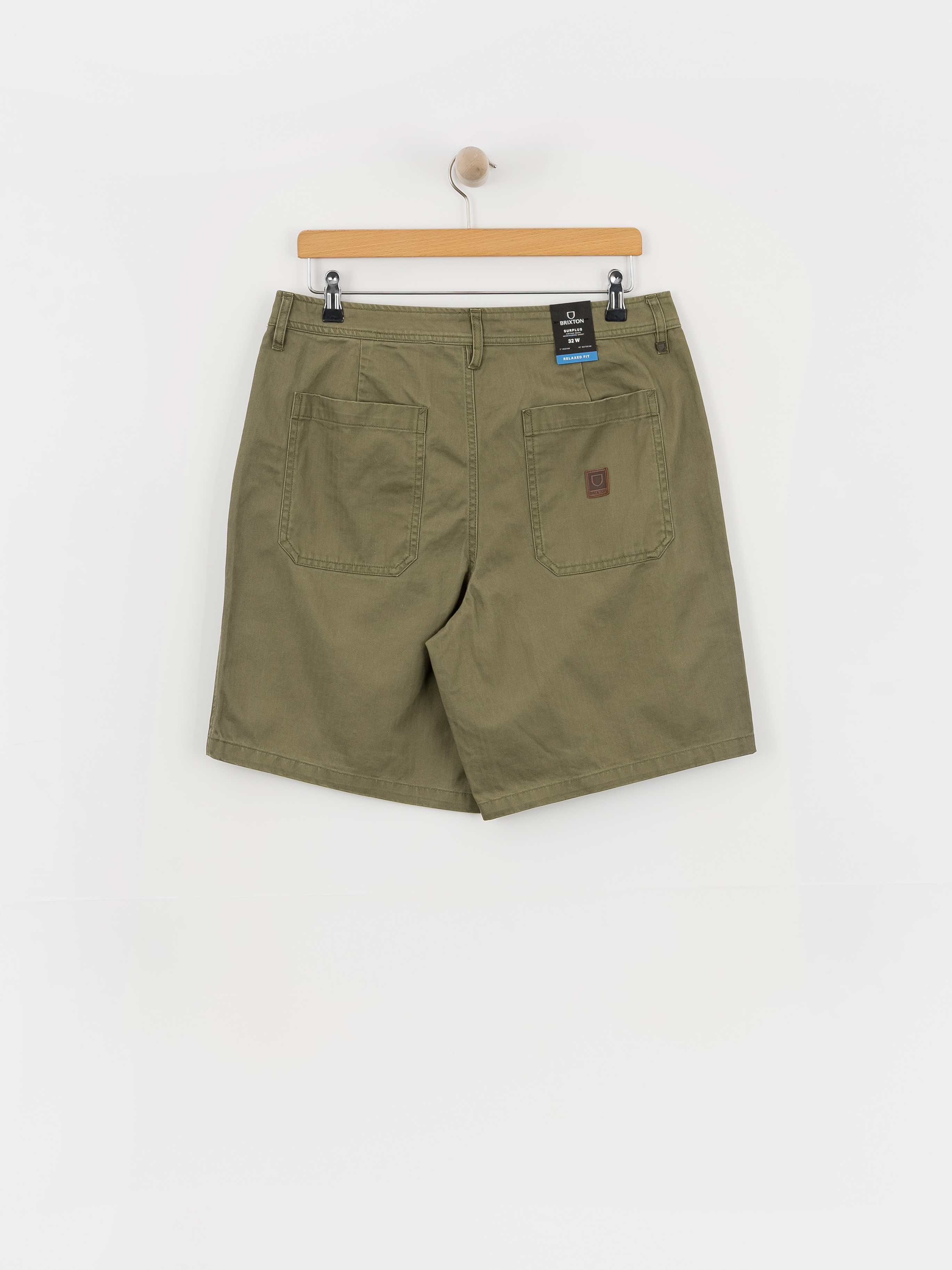 Шорти Brixton Surplus Vw Herringbone (washed olive green)