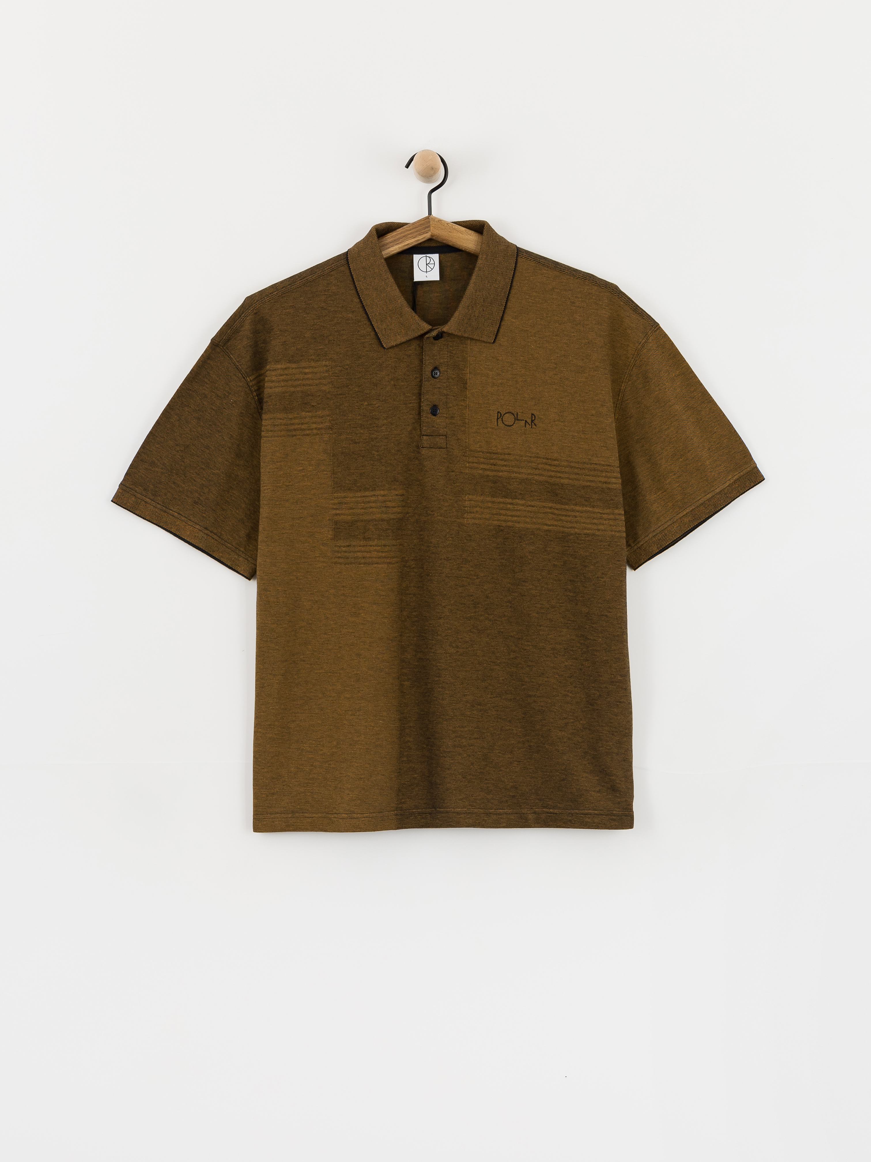 Поло Polar Skate Surf Pique (black/caramel)