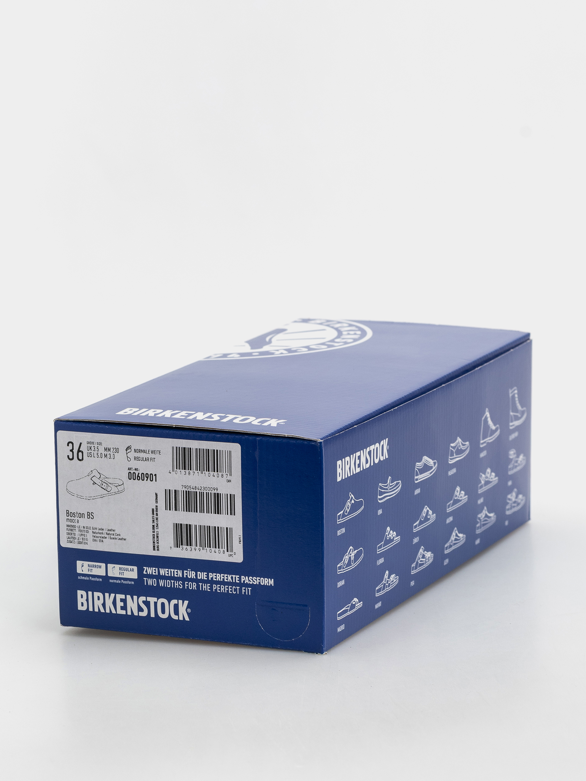 Шльопанці Birkenstock Boston Suede Leather Regular (mocca)