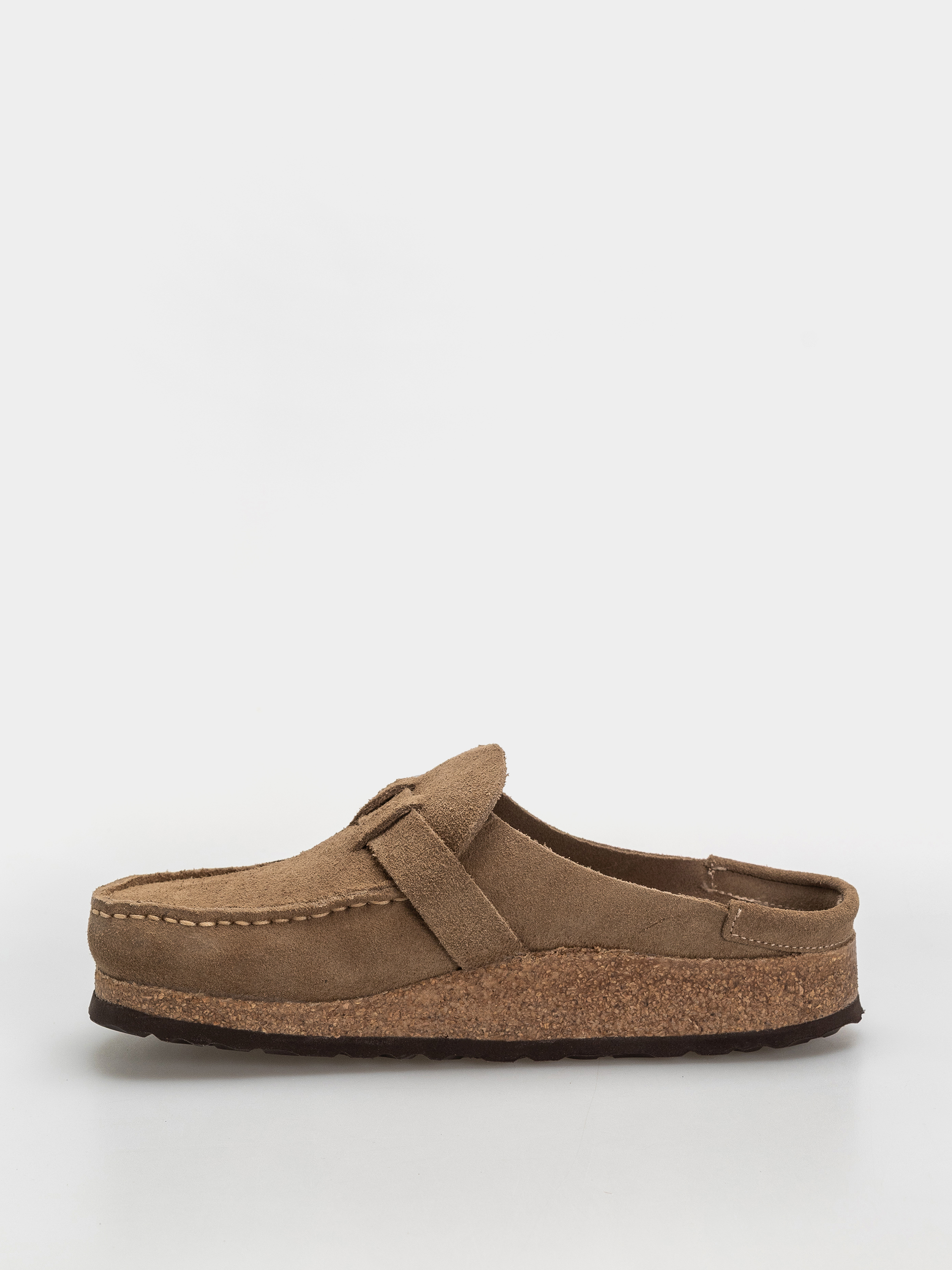 Шльопанці Birkenstock Buckley Suede Leather Narrow Wmn (gray taupe)