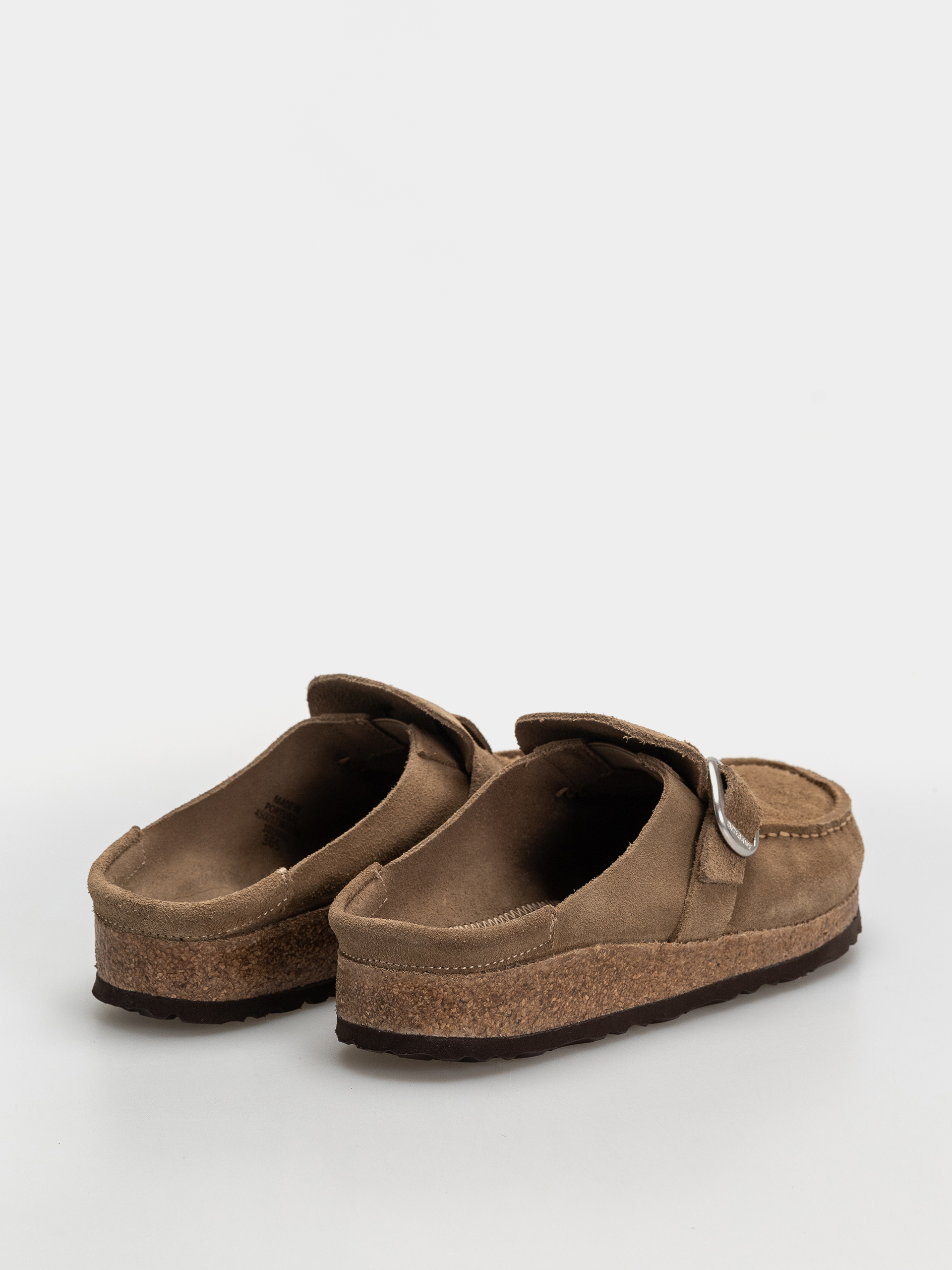 Шльопанці Birkenstock Buckley Suede Leather Narrow Wmn (gray taupe)