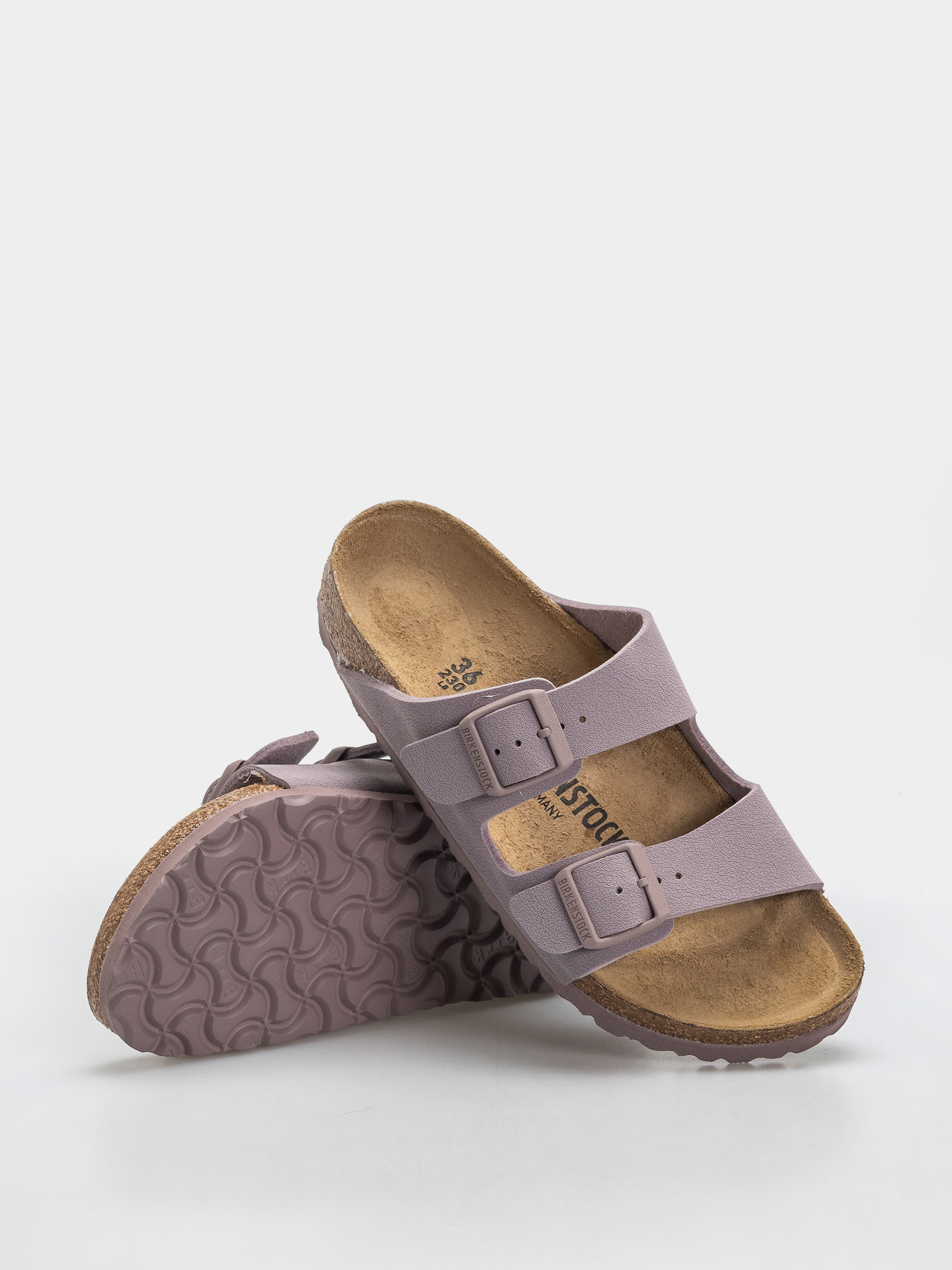 Шльопанці Birkenstock Arizona Birkibuc Narrow (faded purple)