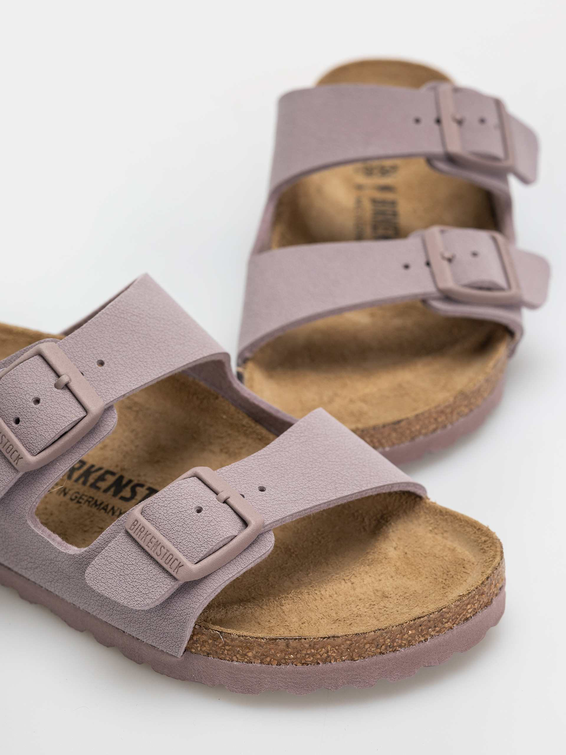 Шльопанці Birkenstock Arizona Birkibuc Narrow (faded purple)